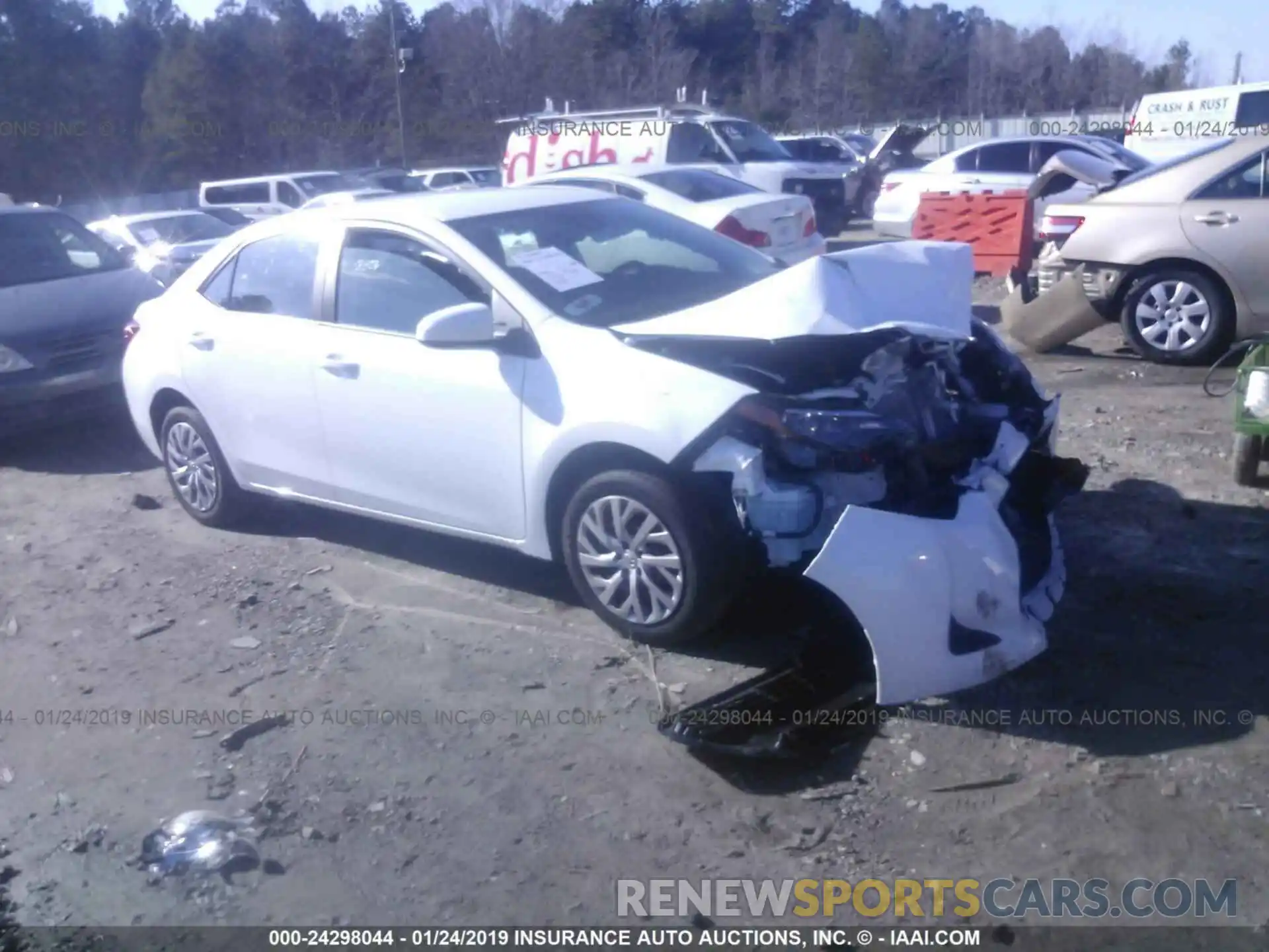 1 Photograph of a damaged car 2T1BURHE3KC213633 TOYOTA COROLLA 2019