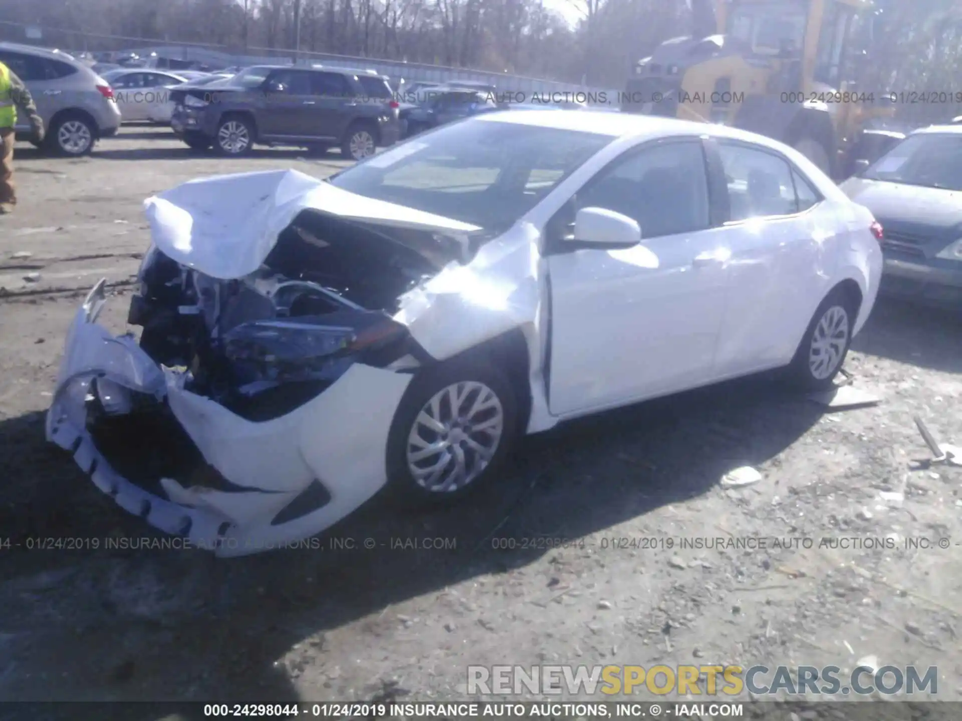 2 Photograph of a damaged car 2T1BURHE3KC213633 TOYOTA COROLLA 2019