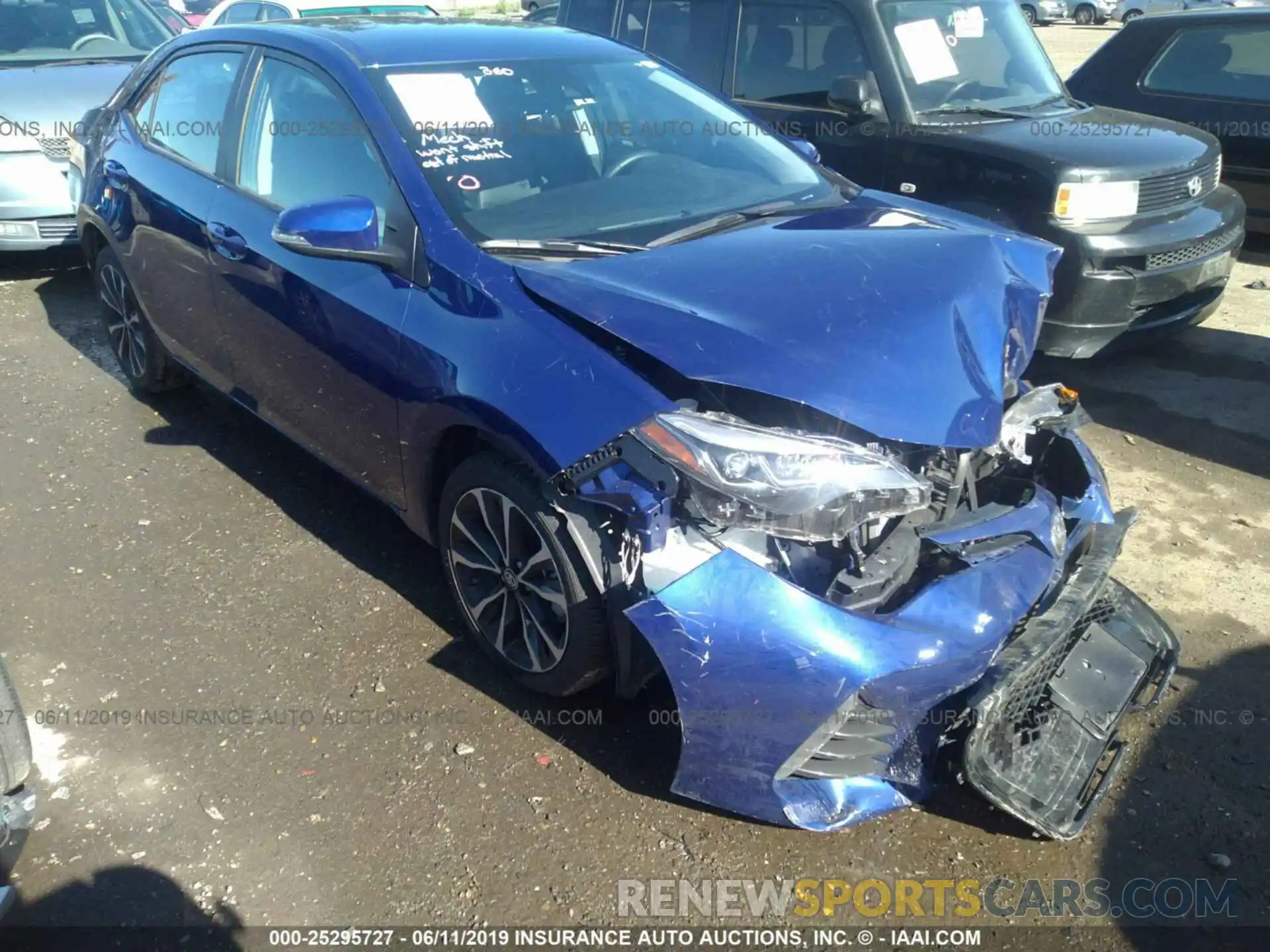 1 Photograph of a damaged car 2T1BURHE3KC213664 TOYOTA COROLLA 2019