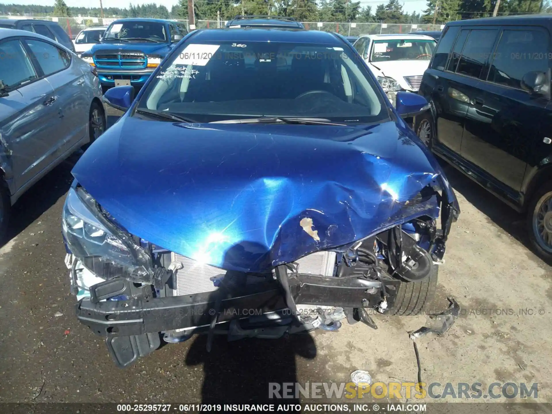 6 Photograph of a damaged car 2T1BURHE3KC213664 TOYOTA COROLLA 2019