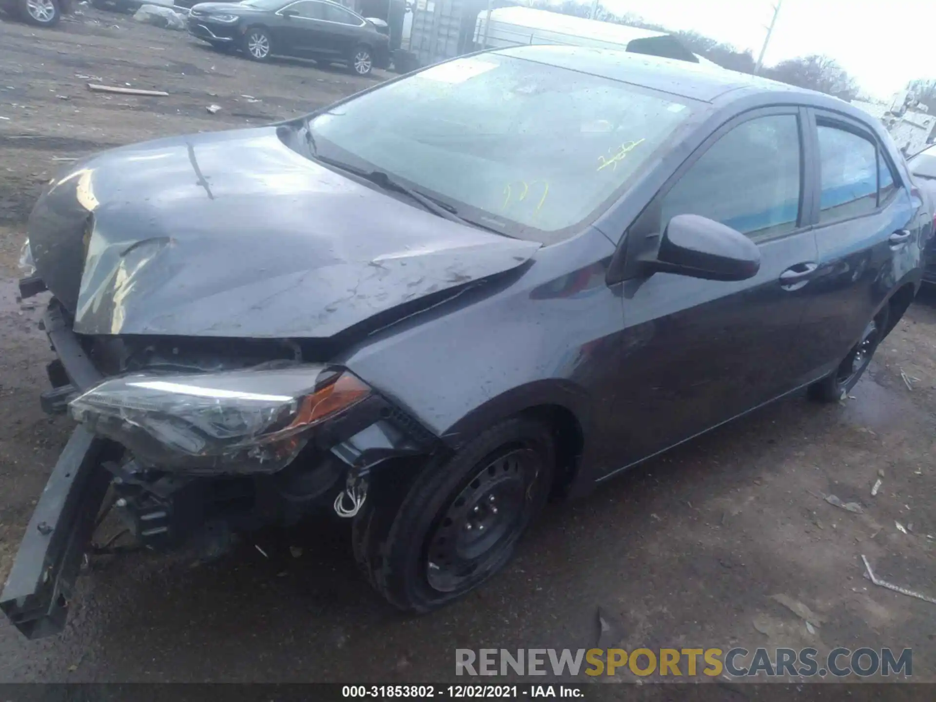 2 Photograph of a damaged car 2T1BURHE3KC213888 TOYOTA COROLLA 2019