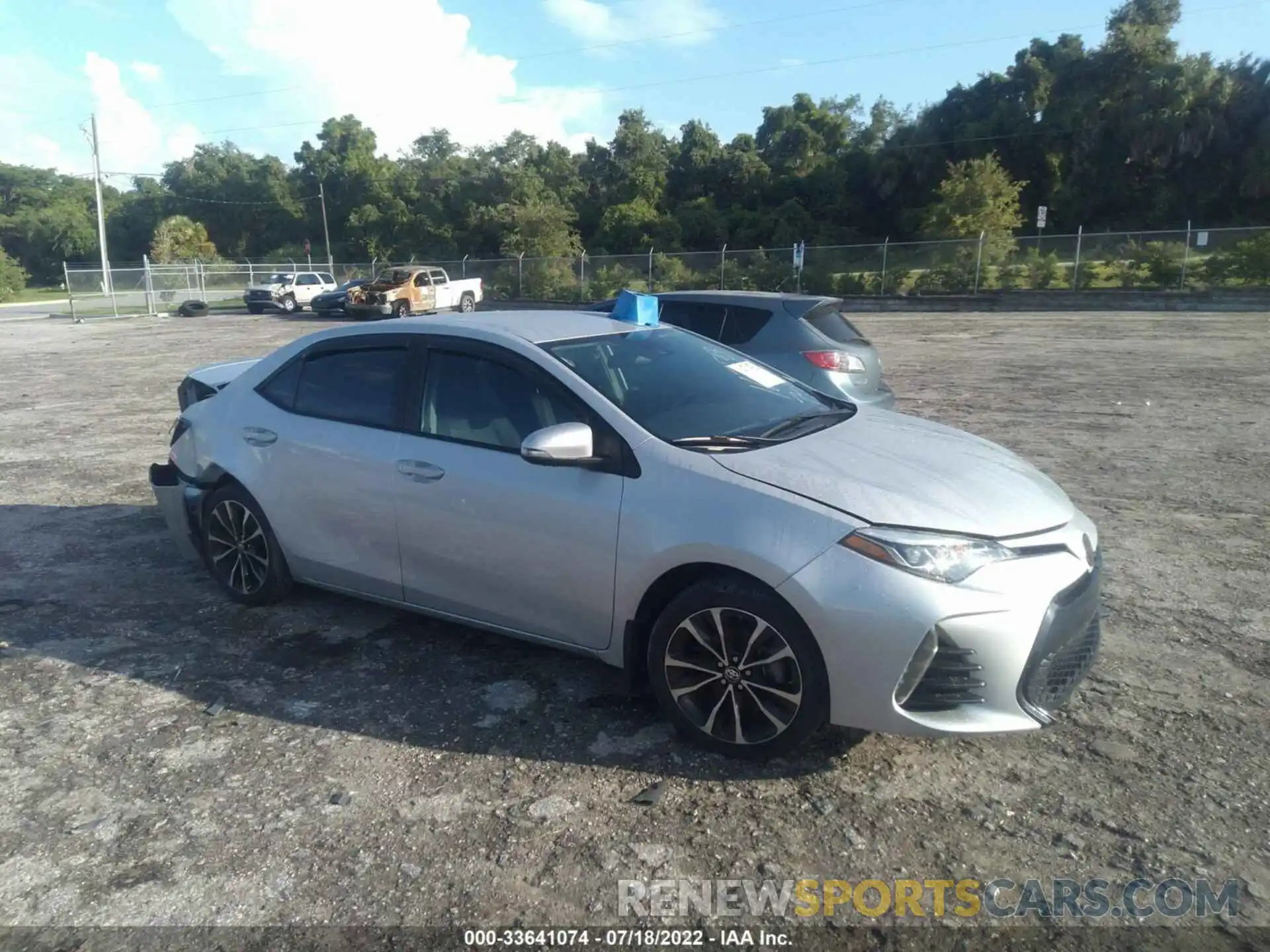 1 Photograph of a damaged car 2T1BURHE3KC213938 TOYOTA COROLLA 2019