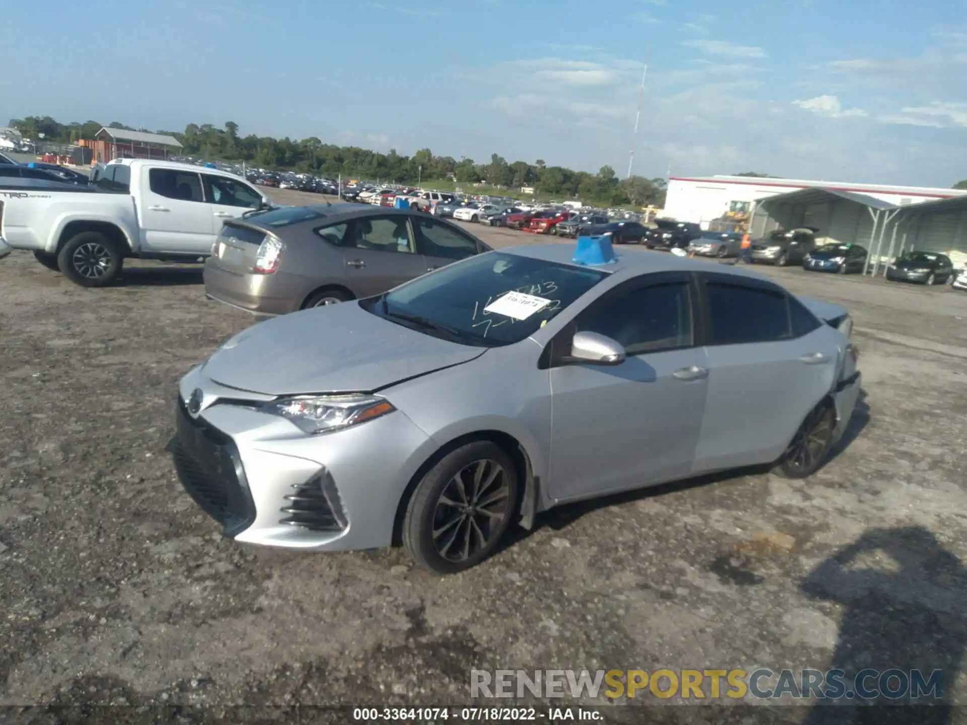 2 Photograph of a damaged car 2T1BURHE3KC213938 TOYOTA COROLLA 2019