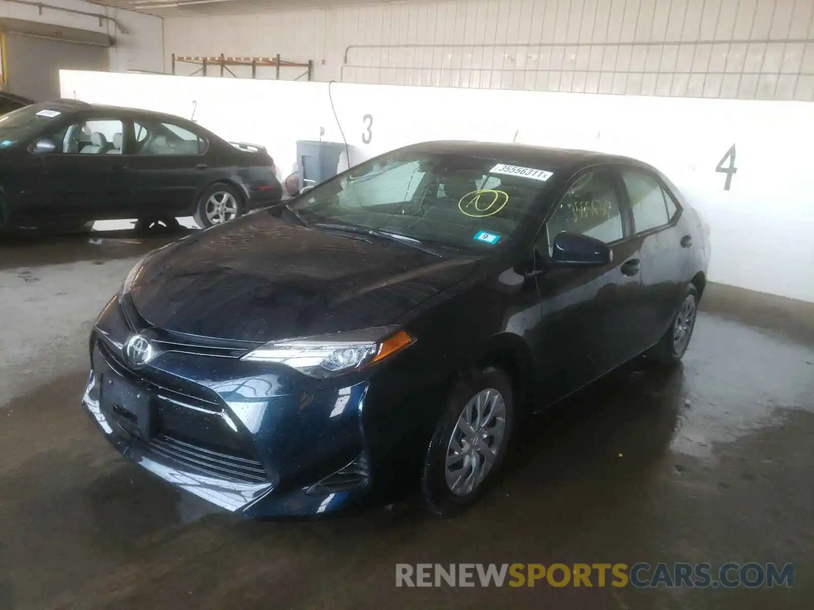 2 Photograph of a damaged car 2T1BURHE3KC214040 TOYOTA COROLLA 2019