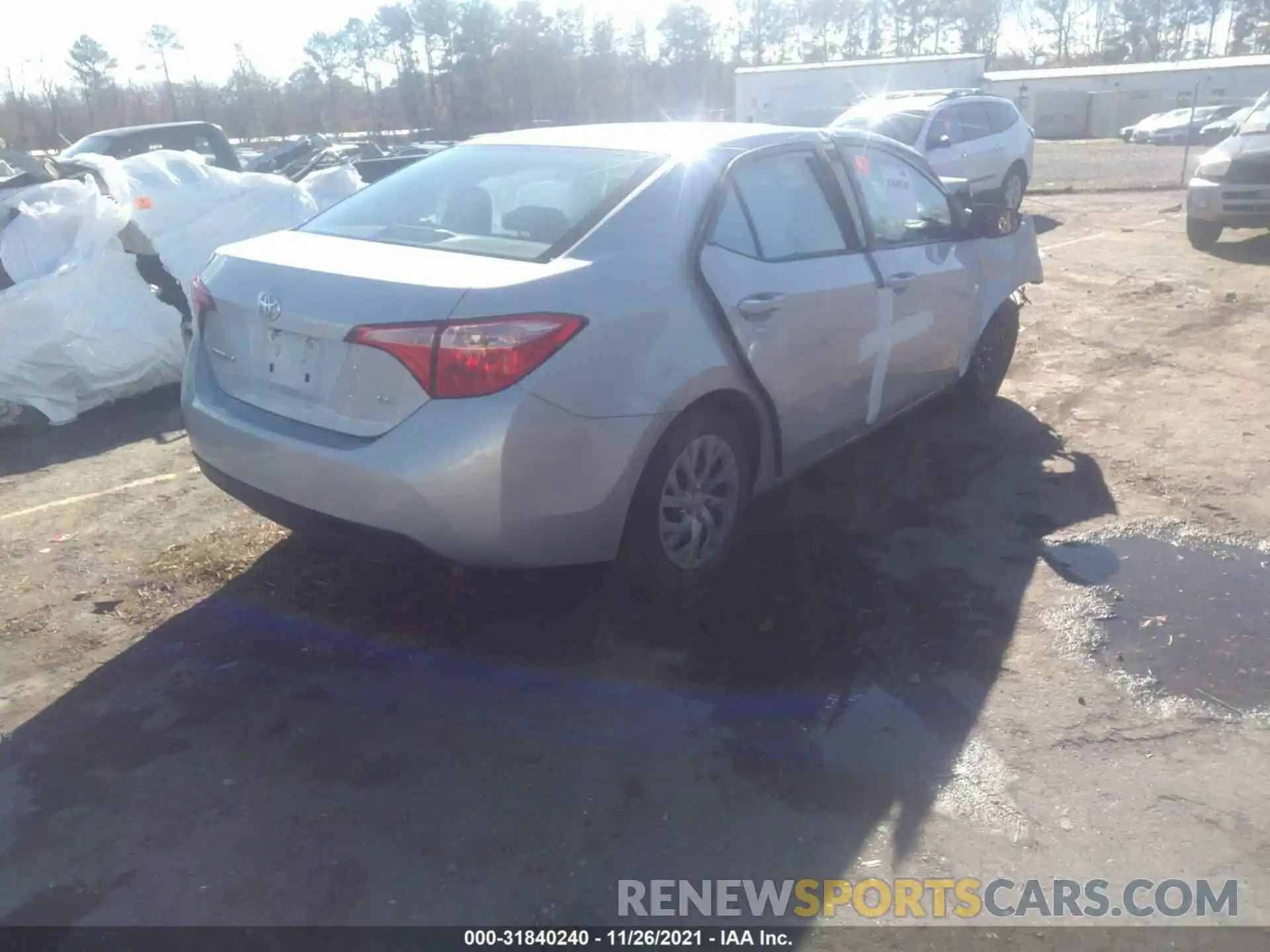 4 Photograph of a damaged car 2T1BURHE3KC214250 TOYOTA COROLLA 2019