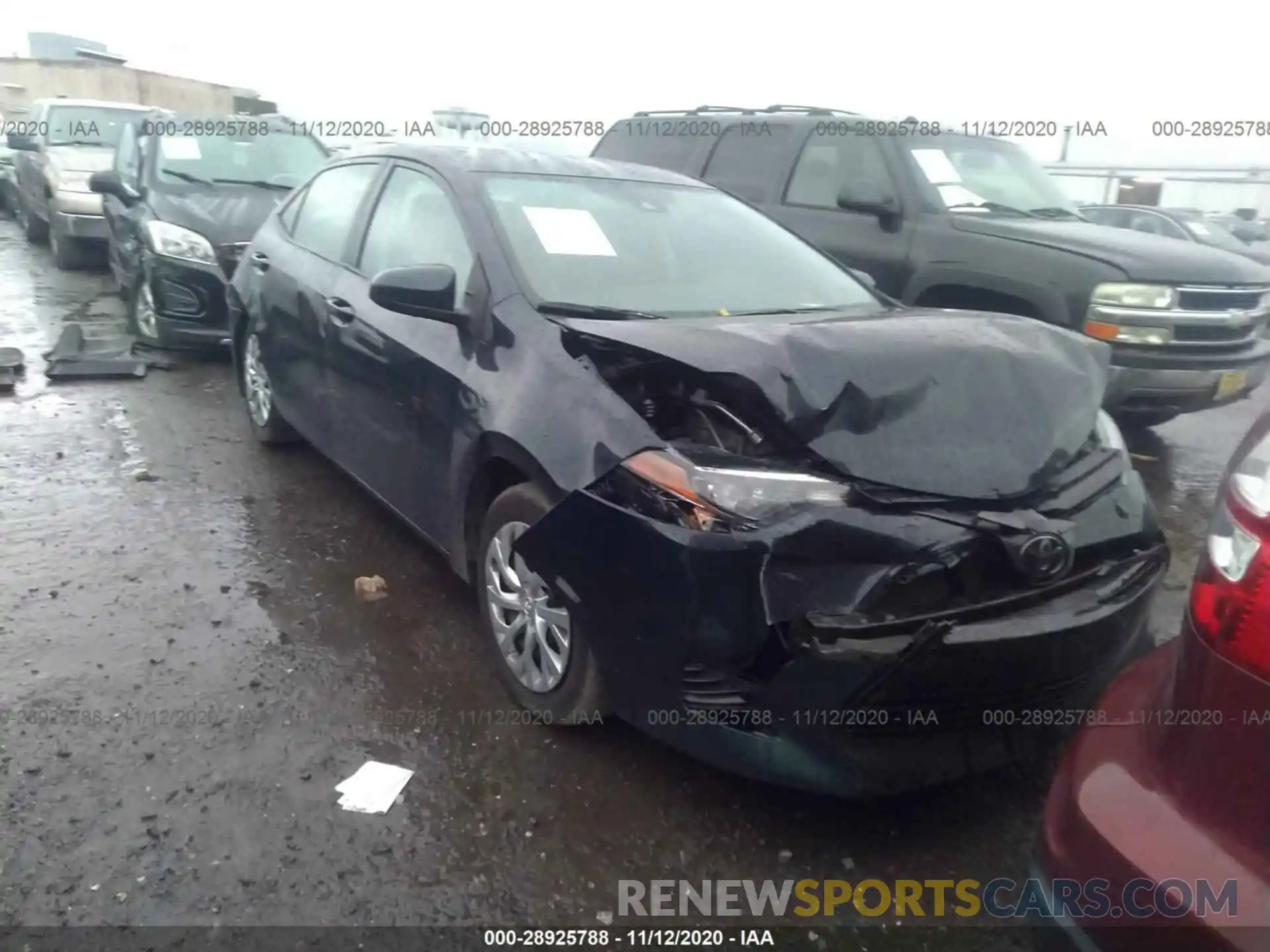 1 Photograph of a damaged car 2T1BURHE3KC214572 TOYOTA COROLLA 2019