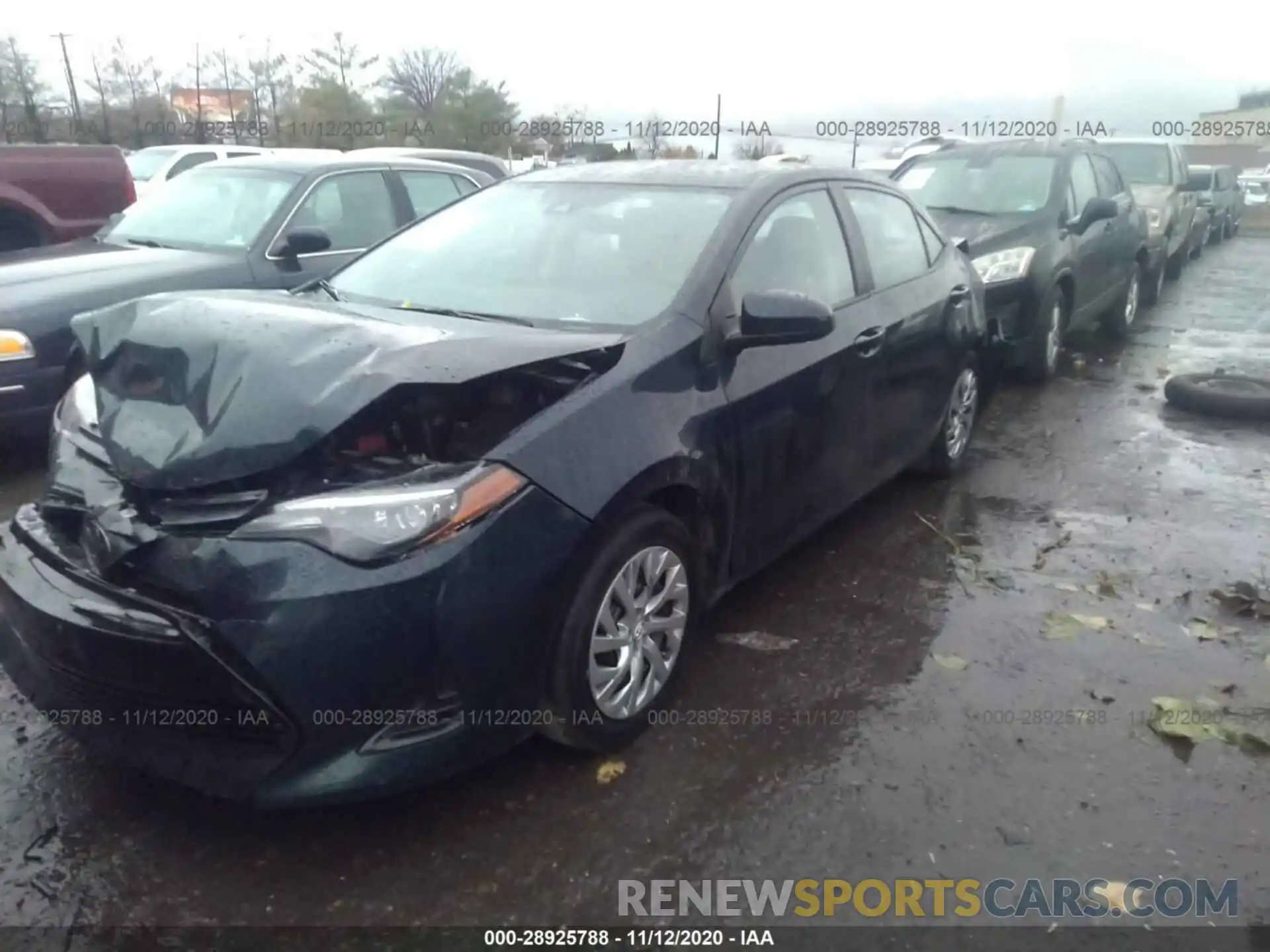 2 Photograph of a damaged car 2T1BURHE3KC214572 TOYOTA COROLLA 2019