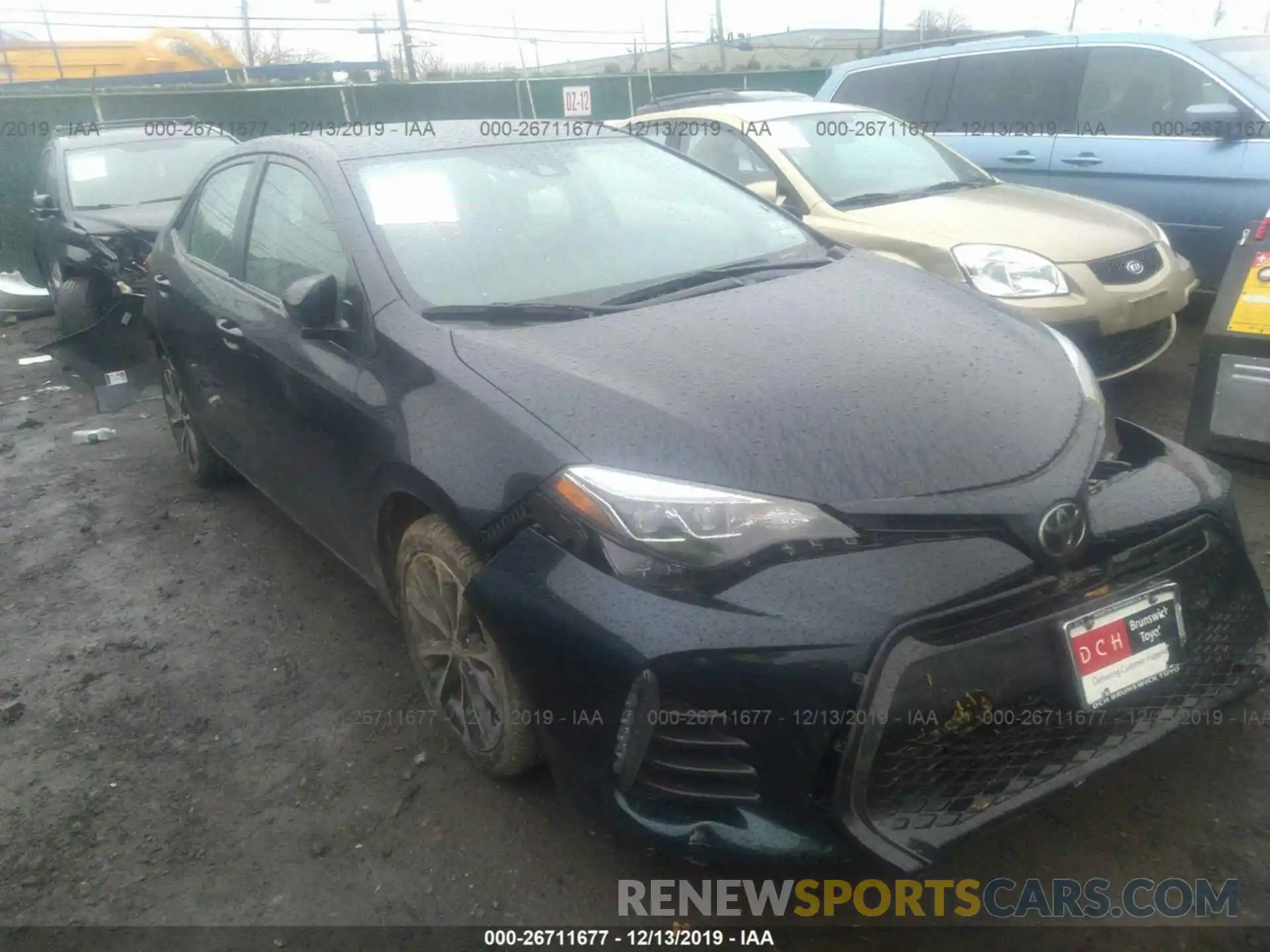 1 Photograph of a damaged car 2T1BURHE3KC214927 TOYOTA COROLLA 2019