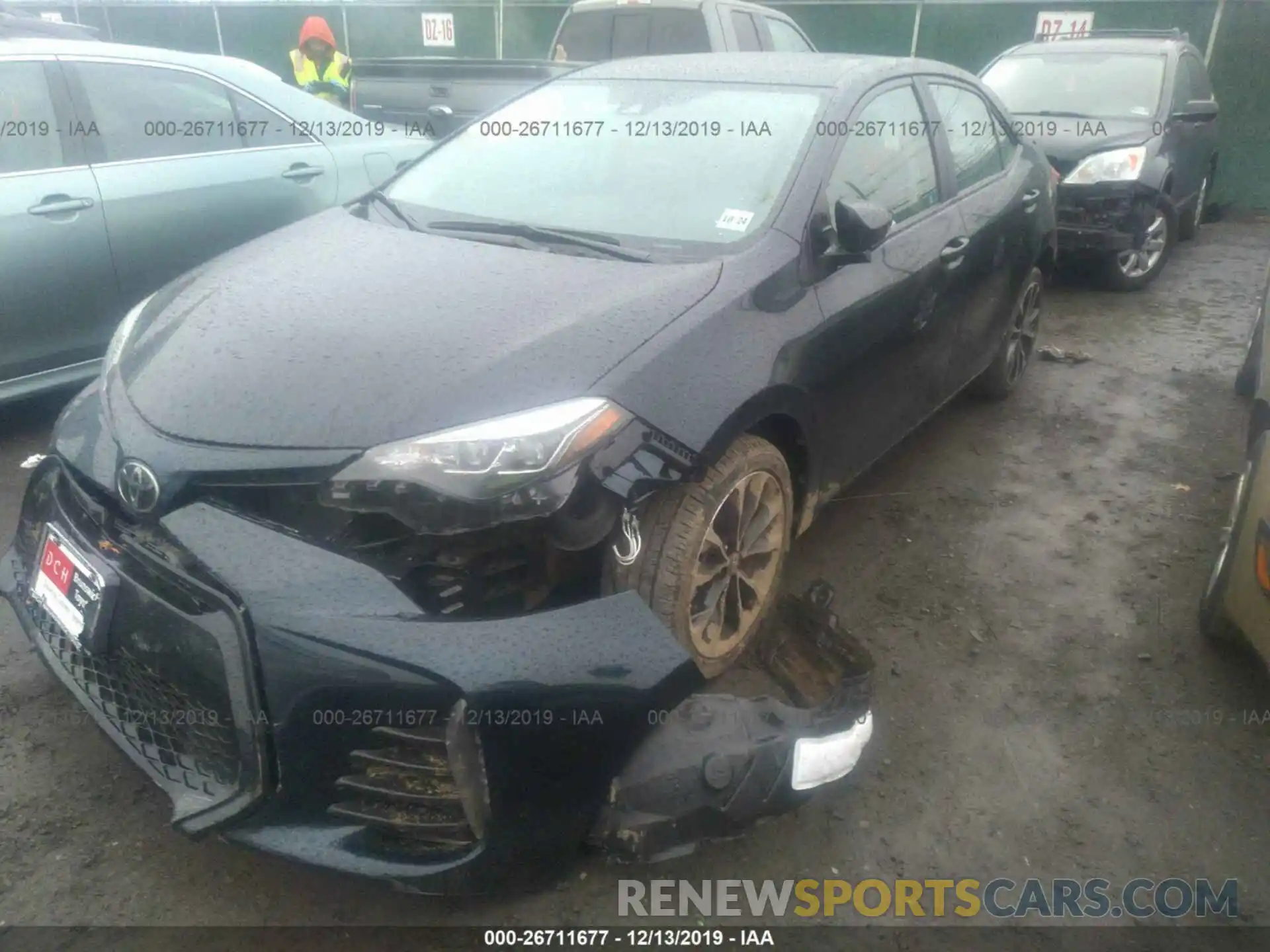 2 Photograph of a damaged car 2T1BURHE3KC214927 TOYOTA COROLLA 2019