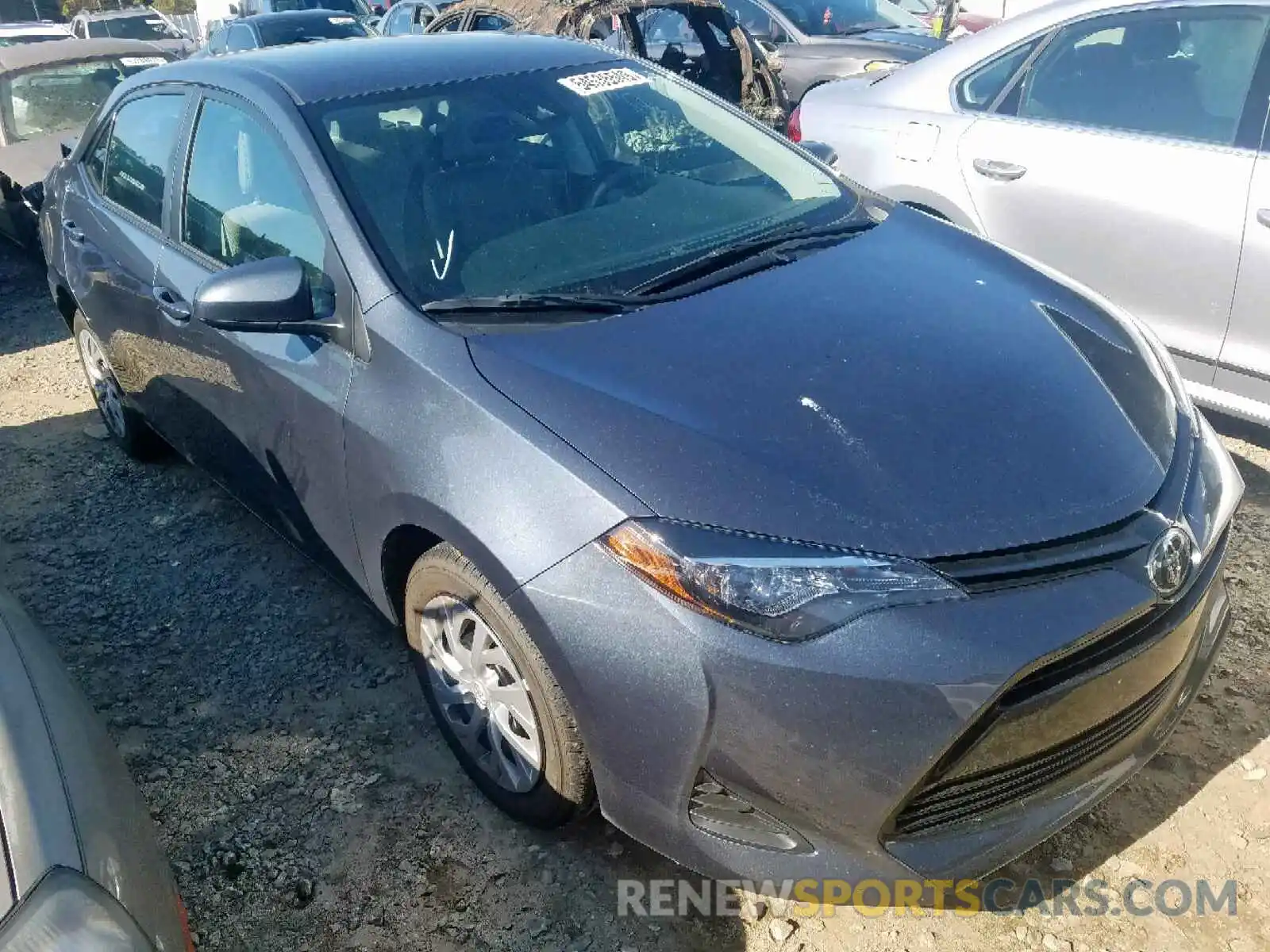 1 Photograph of a damaged car 2T1BURHE3KC214975 TOYOTA COROLLA 2019