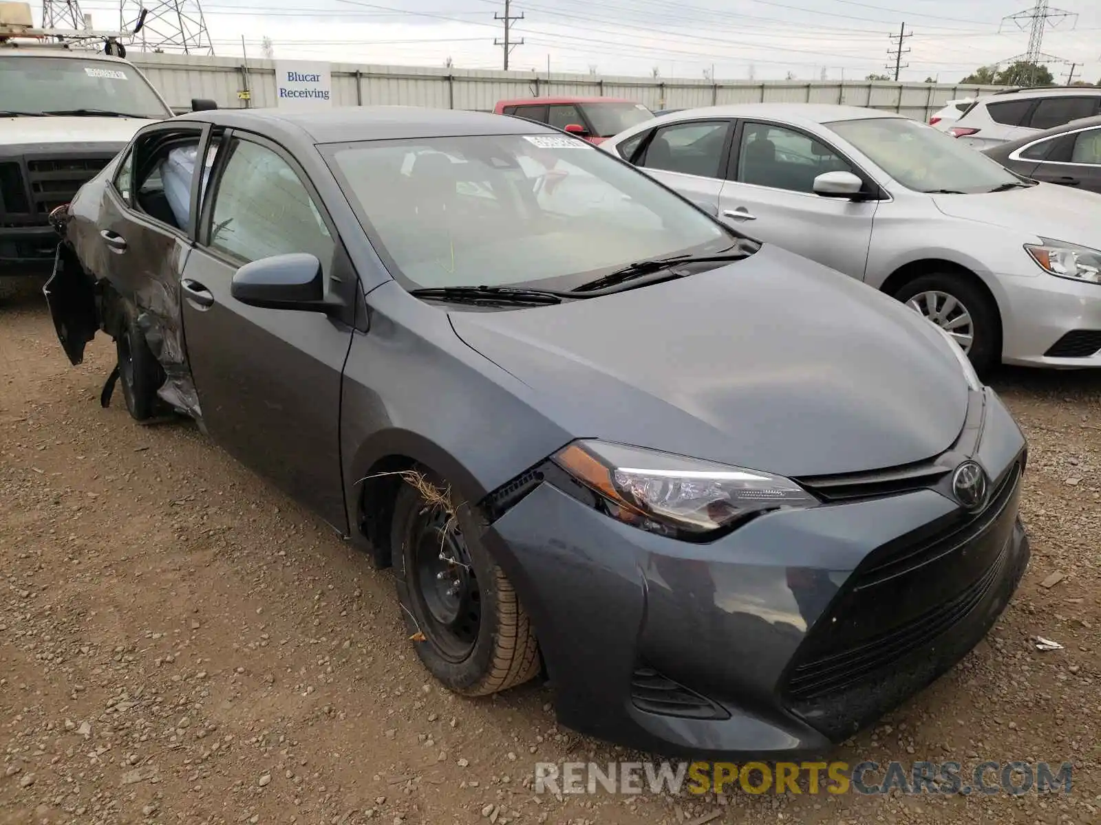 1 Photograph of a damaged car 2T1BURHE3KC215284 TOYOTA COROLLA 2019