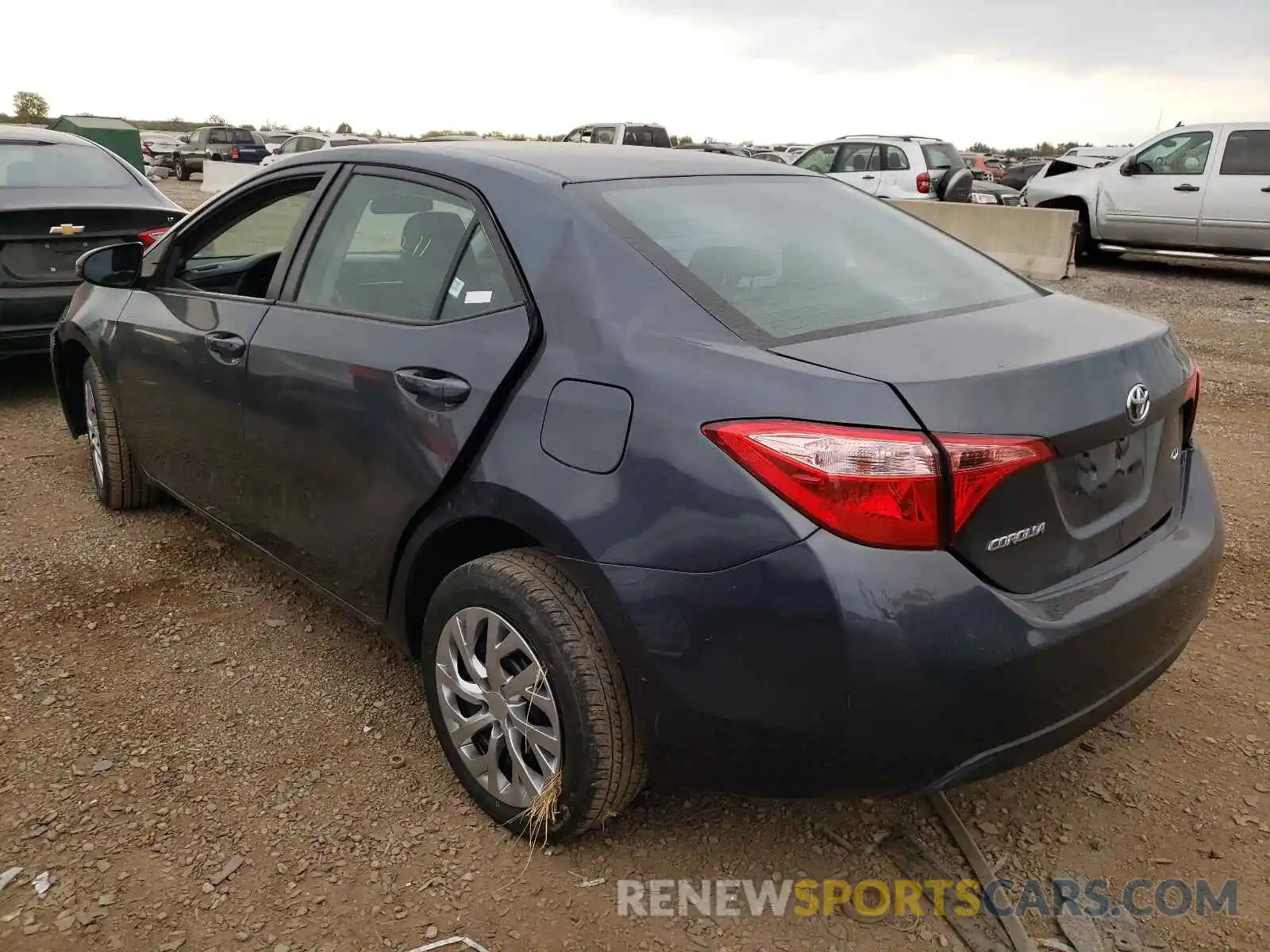 3 Photograph of a damaged car 2T1BURHE3KC215284 TOYOTA COROLLA 2019