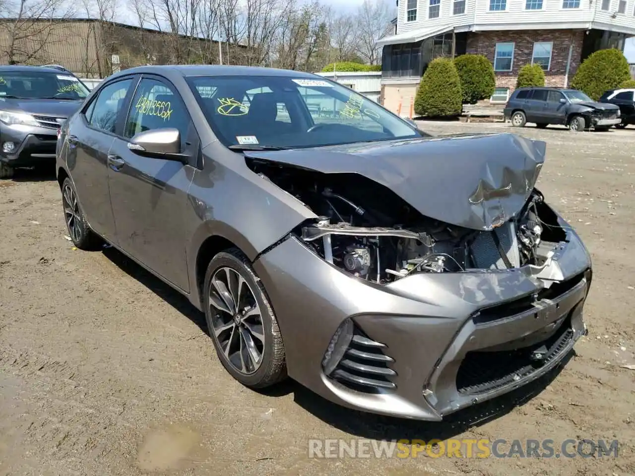 1 Photograph of a damaged car 2T1BURHE3KC215348 TOYOTA COROLLA 2019