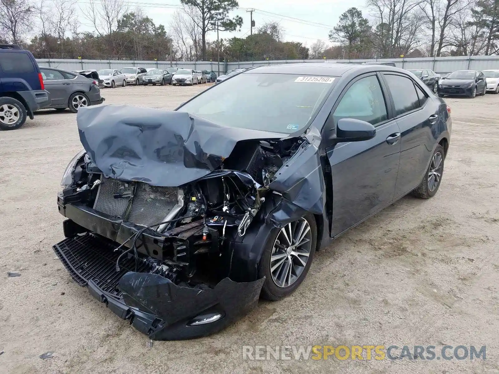 2 Photograph of a damaged car 2T1BURHE3KC215351 TOYOTA COROLLA 2019