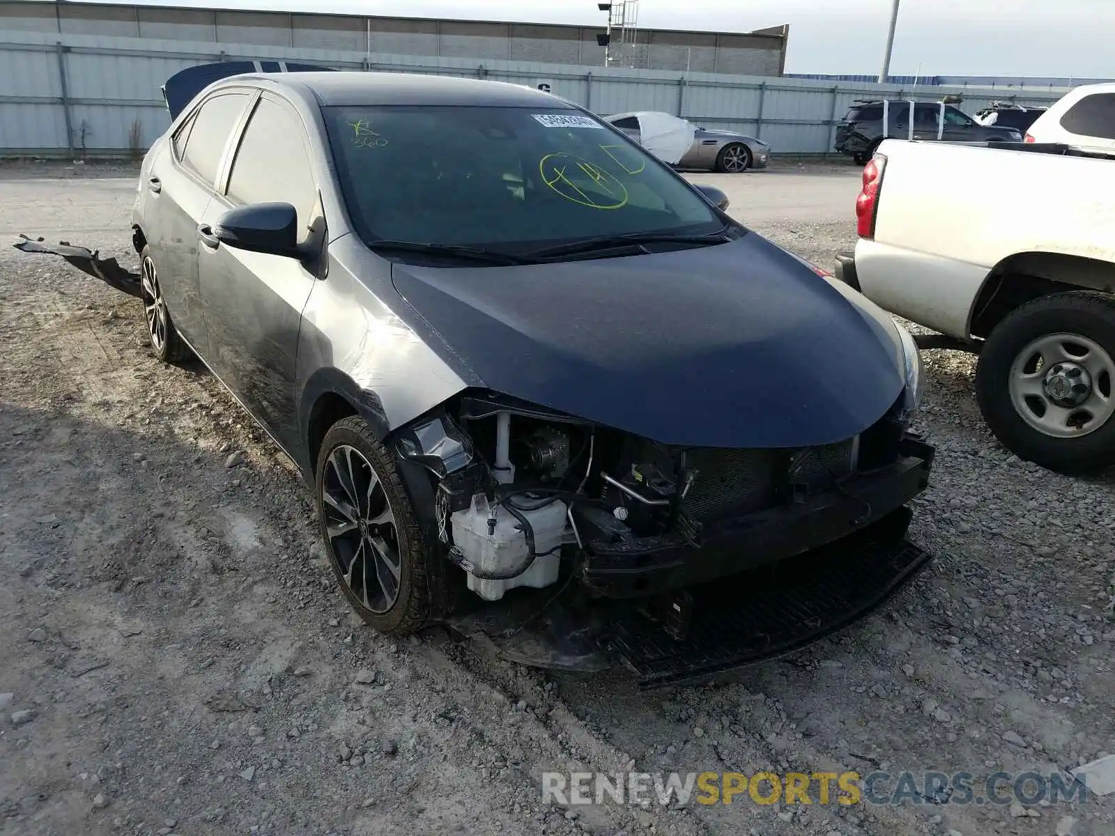 1 Photograph of a damaged car 2T1BURHE3KC215611 TOYOTA COROLLA 2019