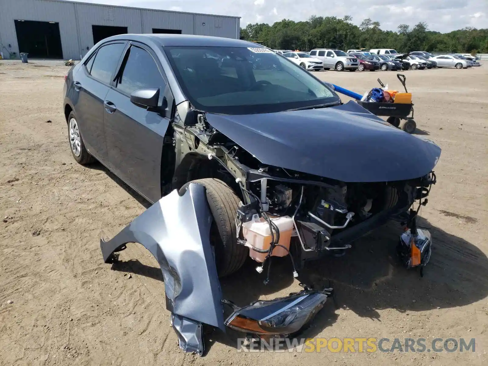 1 Photograph of a damaged car 2T1BURHE3KC215642 TOYOTA COROLLA 2019