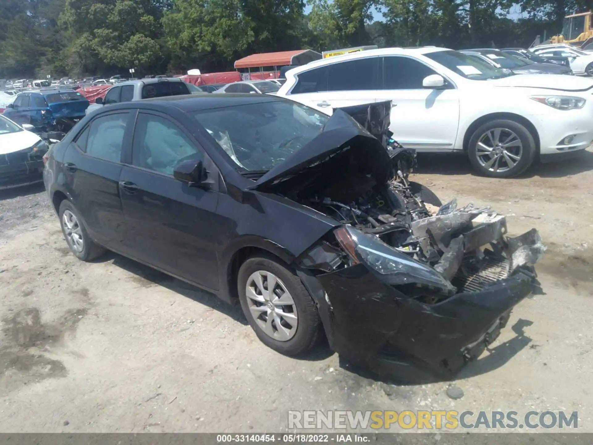 1 Photograph of a damaged car 2T1BURHE3KC216340 TOYOTA COROLLA 2019