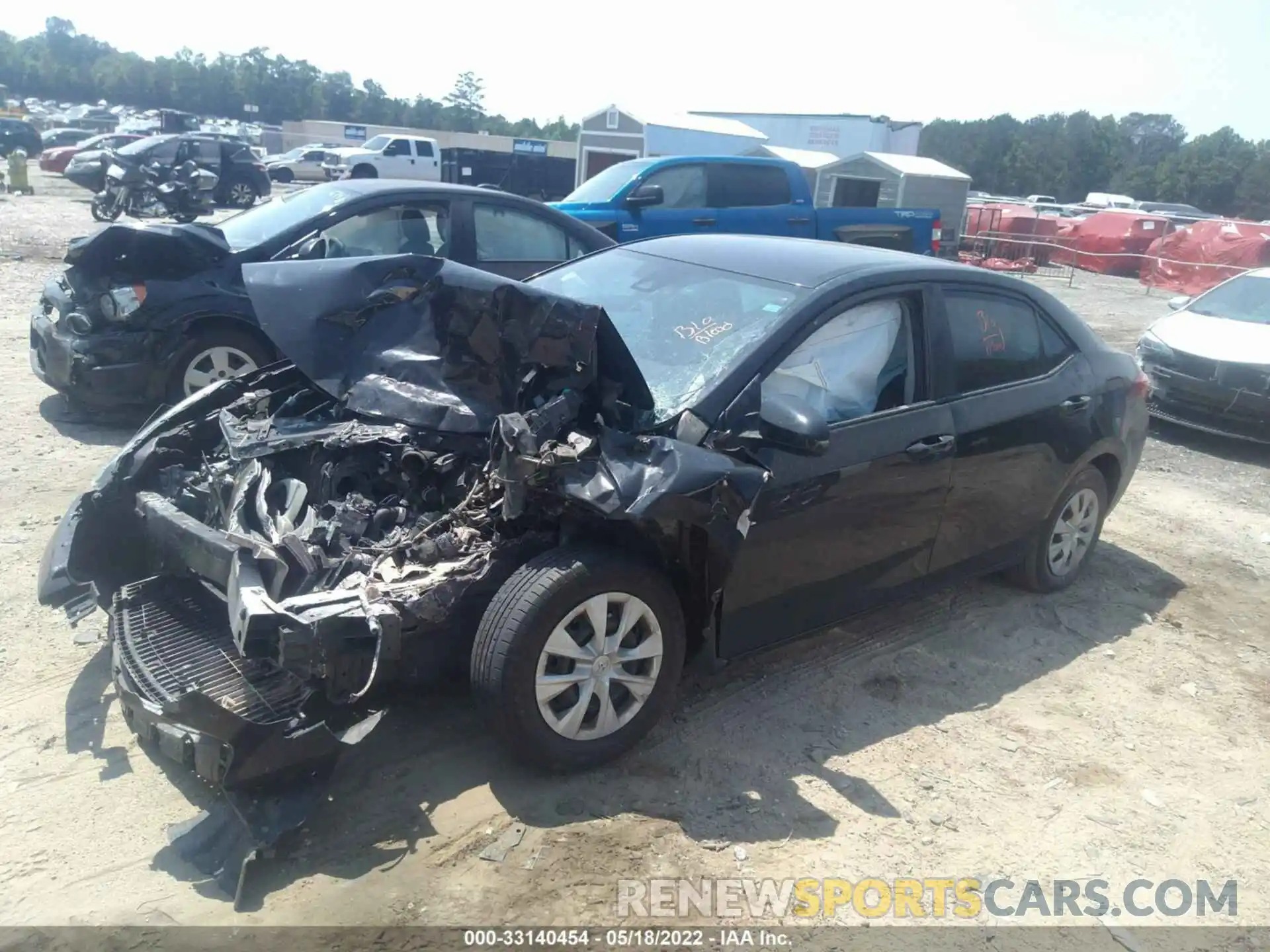 2 Photograph of a damaged car 2T1BURHE3KC216340 TOYOTA COROLLA 2019