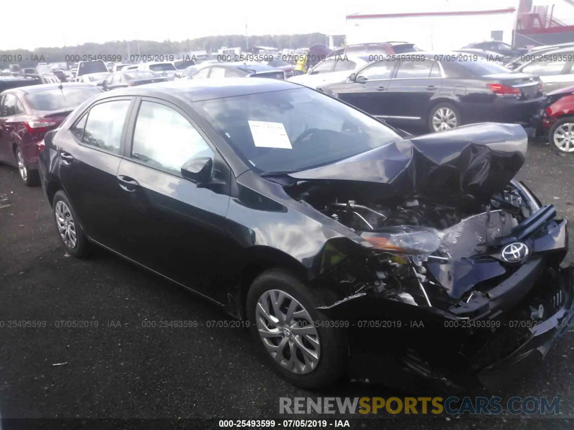 1 Photograph of a damaged car 2T1BURHE3KC216922 TOYOTA COROLLA 2019