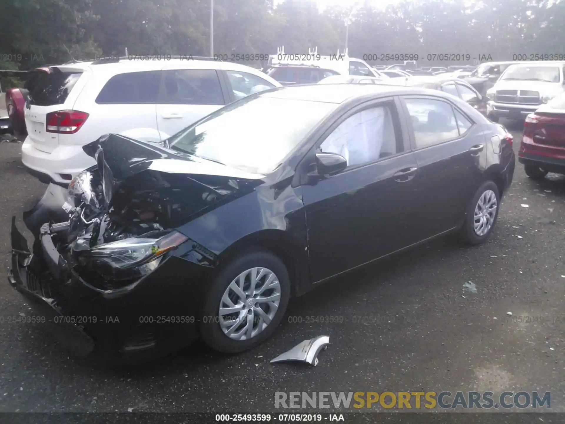 2 Photograph of a damaged car 2T1BURHE3KC216922 TOYOTA COROLLA 2019