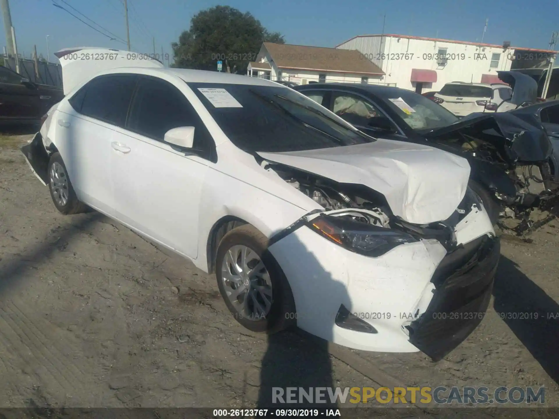 1 Photograph of a damaged car 2T1BURHE3KC216984 TOYOTA COROLLA 2019