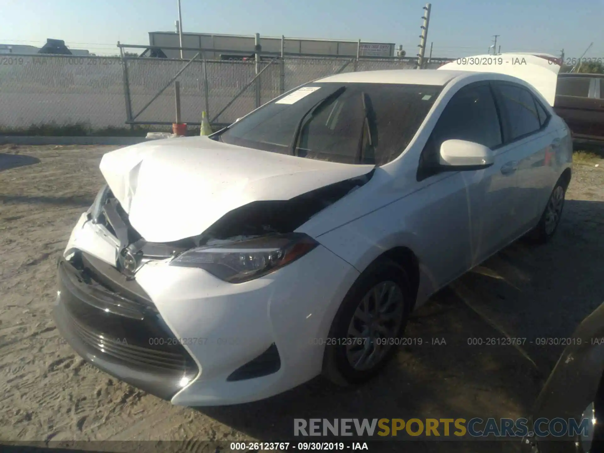 2 Photograph of a damaged car 2T1BURHE3KC216984 TOYOTA COROLLA 2019