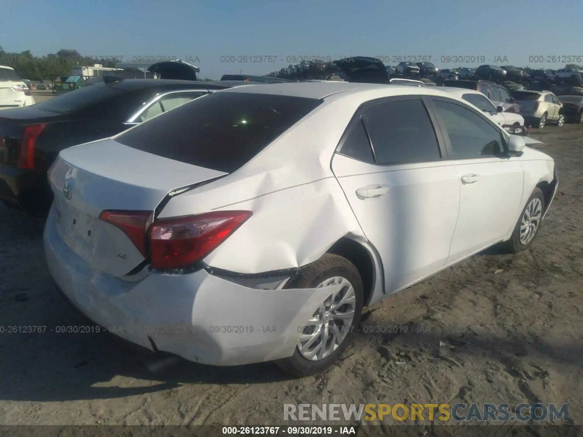 4 Photograph of a damaged car 2T1BURHE3KC216984 TOYOTA COROLLA 2019