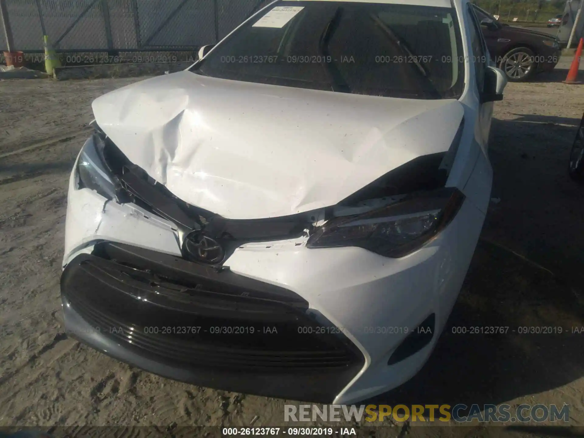 6 Photograph of a damaged car 2T1BURHE3KC216984 TOYOTA COROLLA 2019