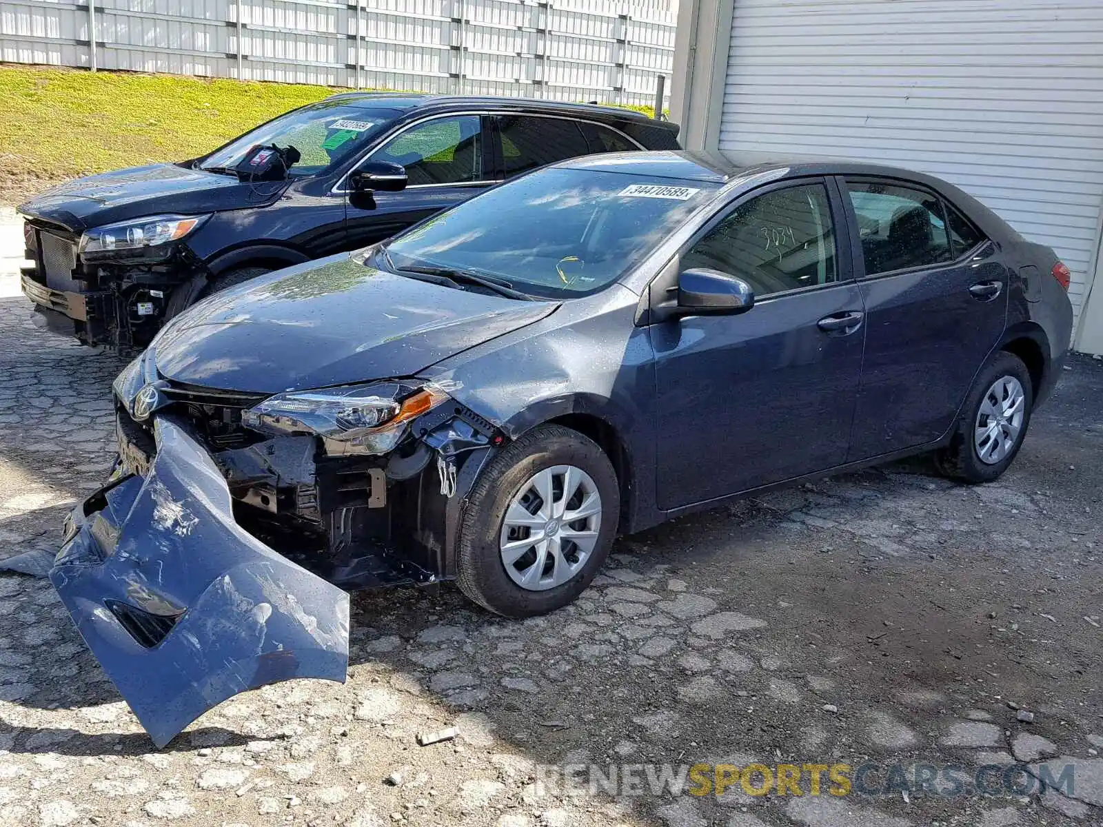 2 Photograph of a damaged car 2T1BURHE3KC217133 TOYOTA COROLLA 2019