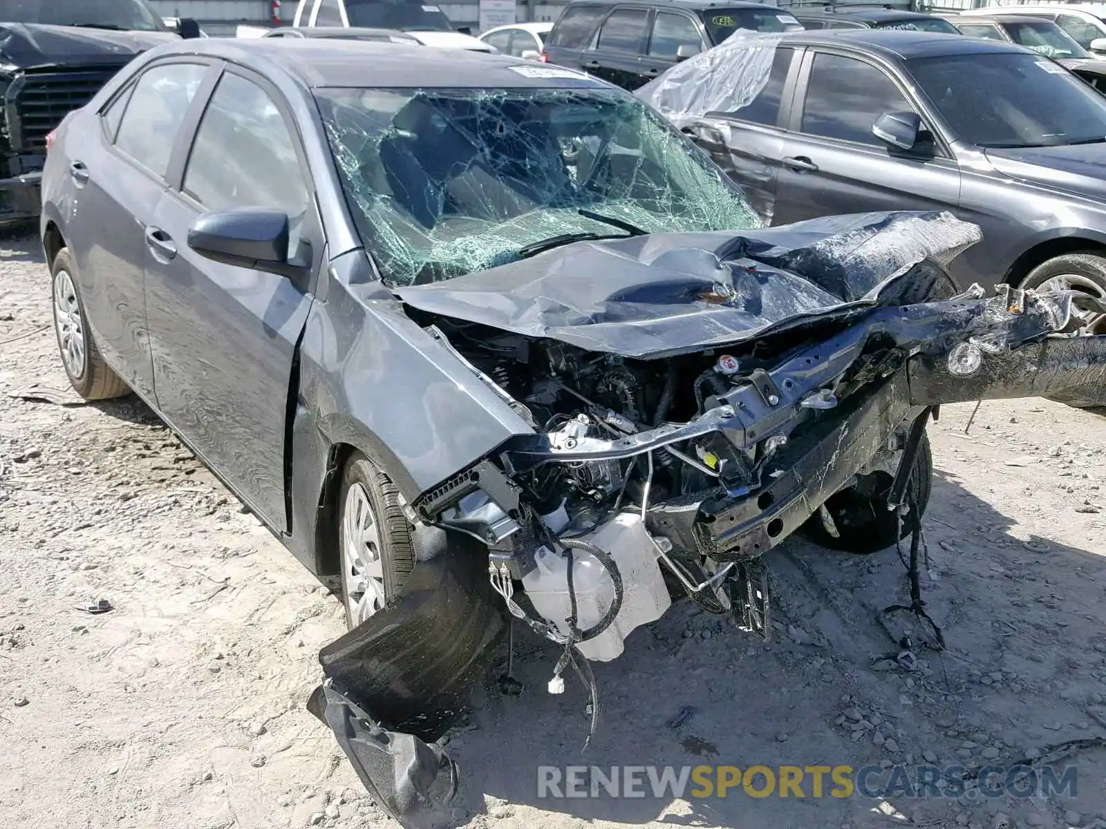 1 Photograph of a damaged car 2T1BURHE3KC217178 TOYOTA COROLLA 2019