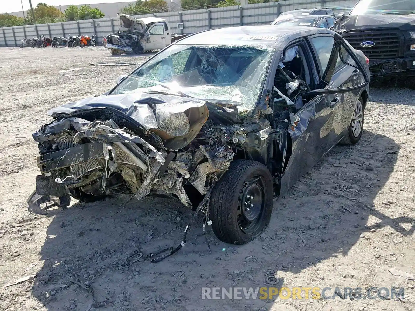 2 Photograph of a damaged car 2T1BURHE3KC217178 TOYOTA COROLLA 2019