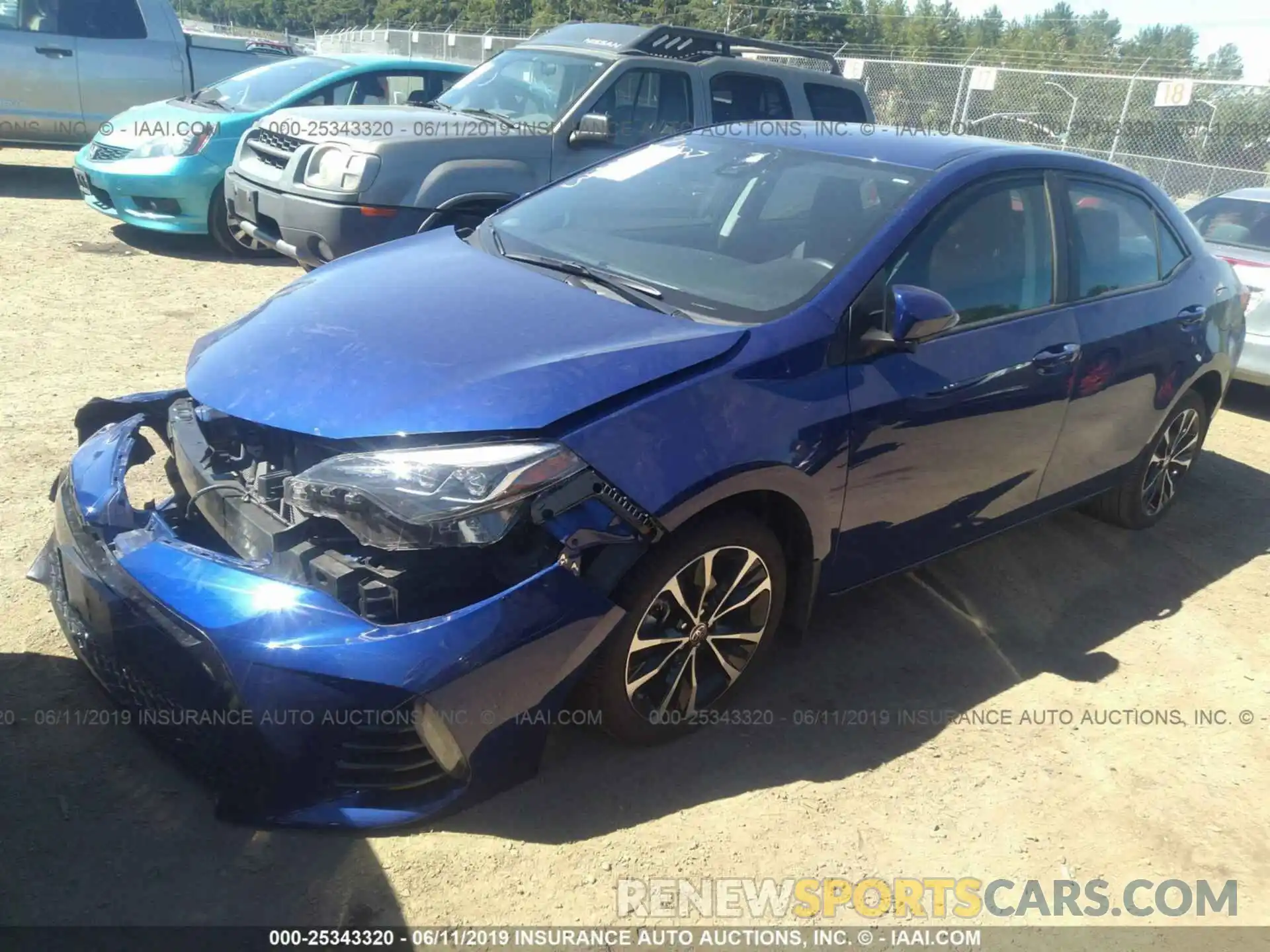 2 Photograph of a damaged car 2T1BURHE3KC218038 TOYOTA COROLLA 2019