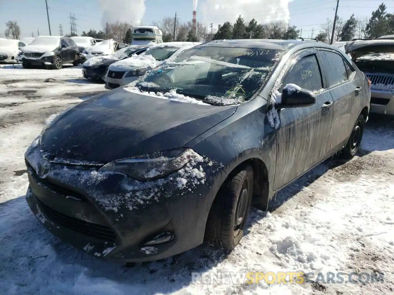 2 Photograph of a damaged car 2T1BURHE3KC218170 TOYOTA COROLLA 2019