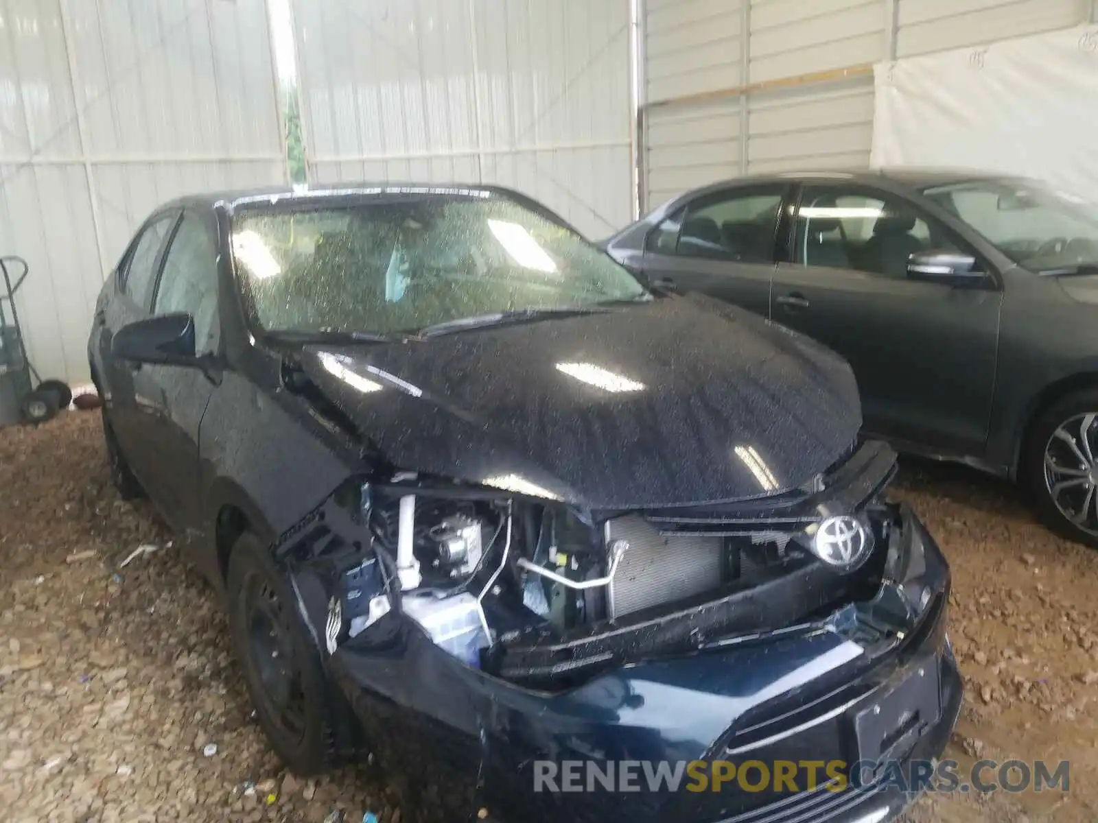 1 Photograph of a damaged car 2T1BURHE3KC218430 TOYOTA COROLLA 2019