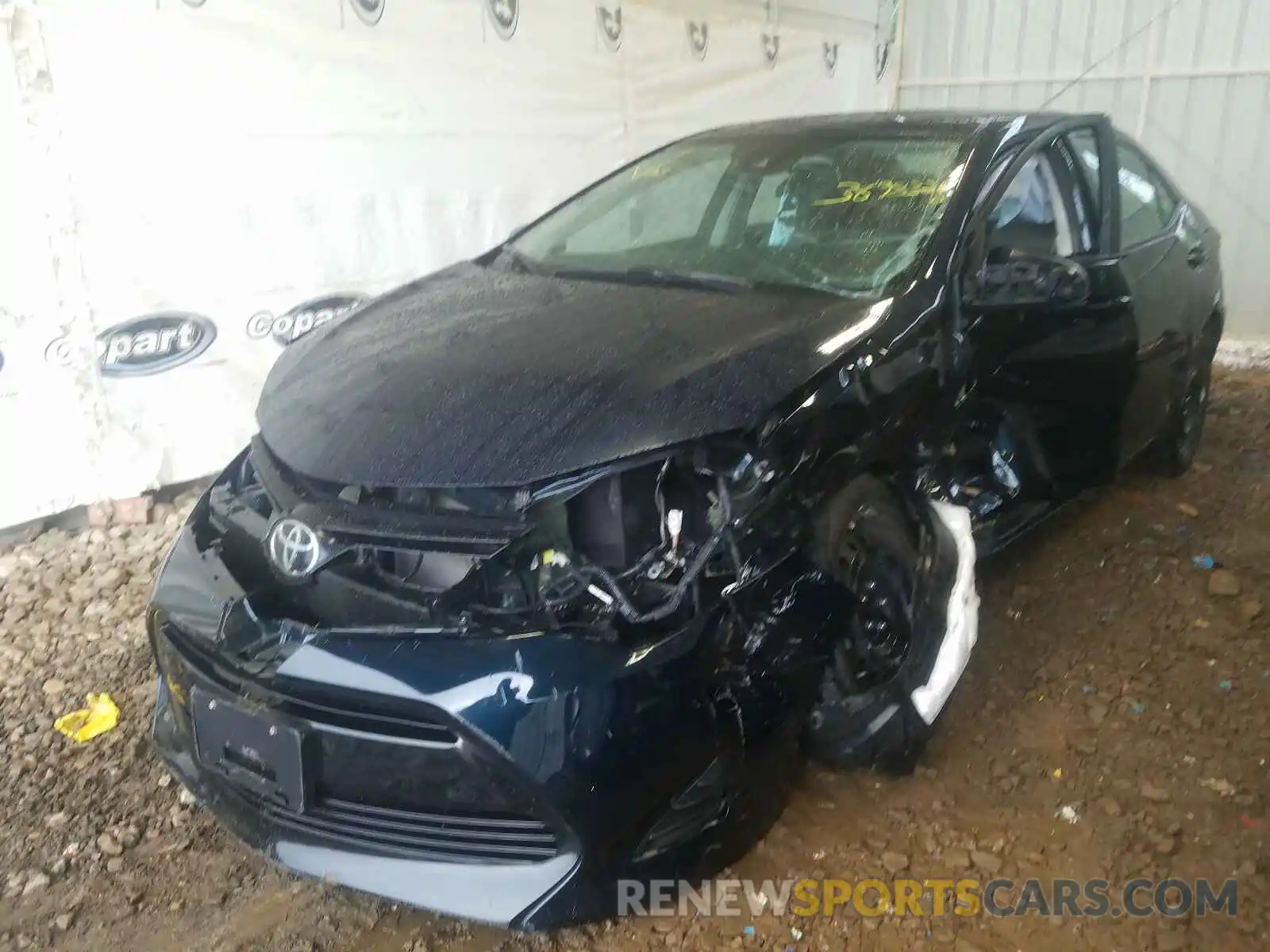 2 Photograph of a damaged car 2T1BURHE3KC218430 TOYOTA COROLLA 2019