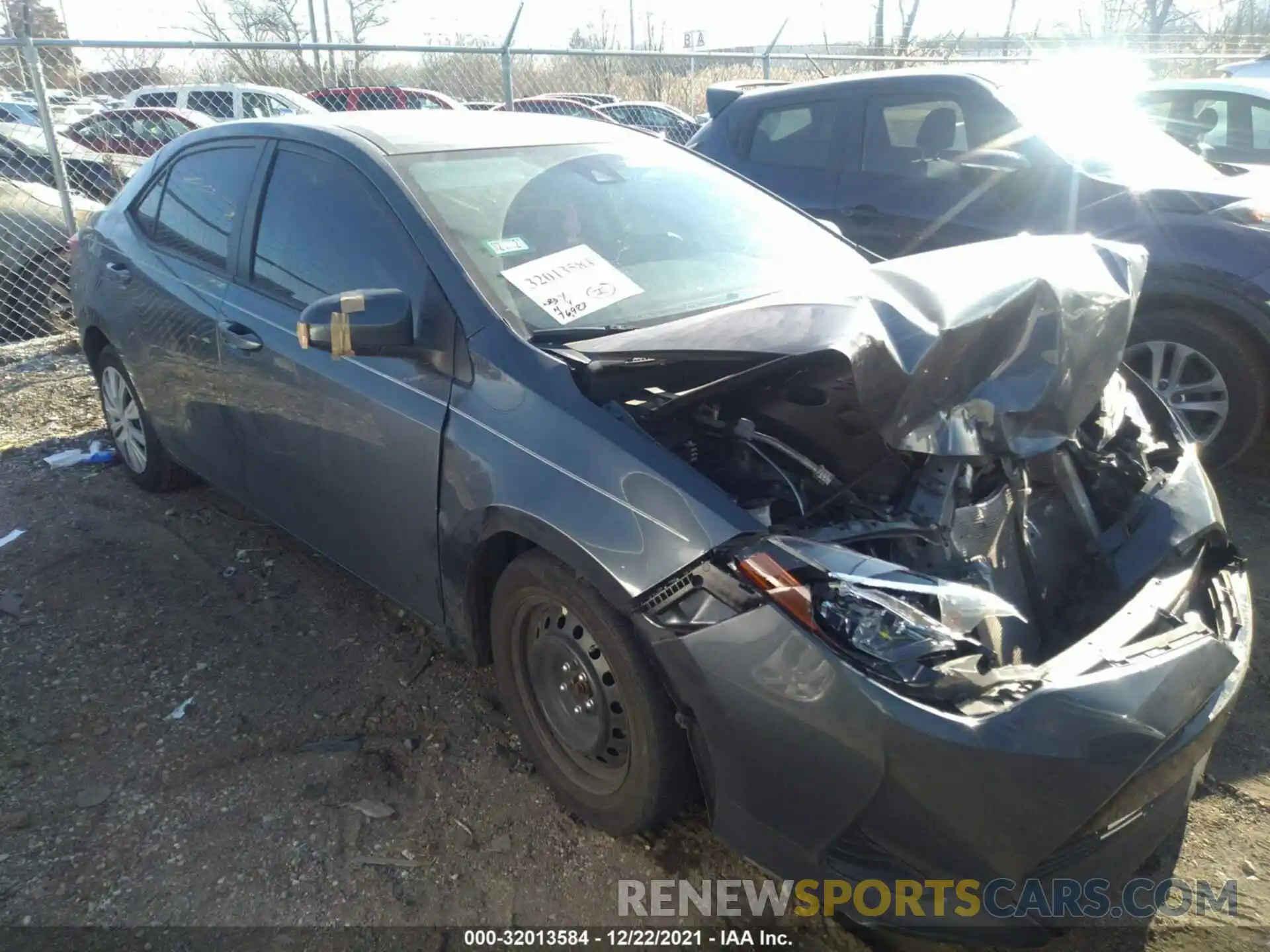 1 Photograph of a damaged car 2T1BURHE3KC218637 TOYOTA COROLLA 2019