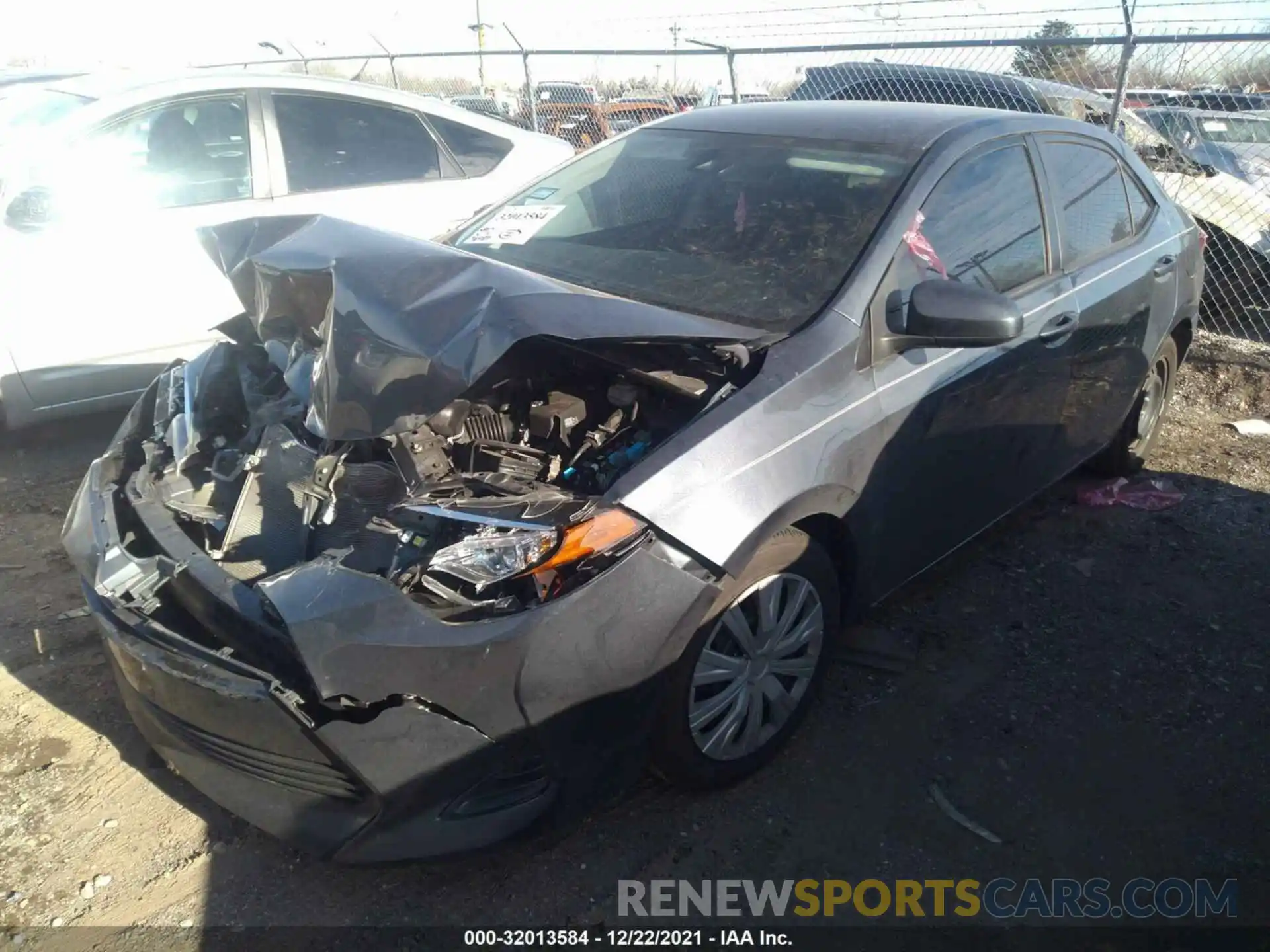 2 Photograph of a damaged car 2T1BURHE3KC218637 TOYOTA COROLLA 2019