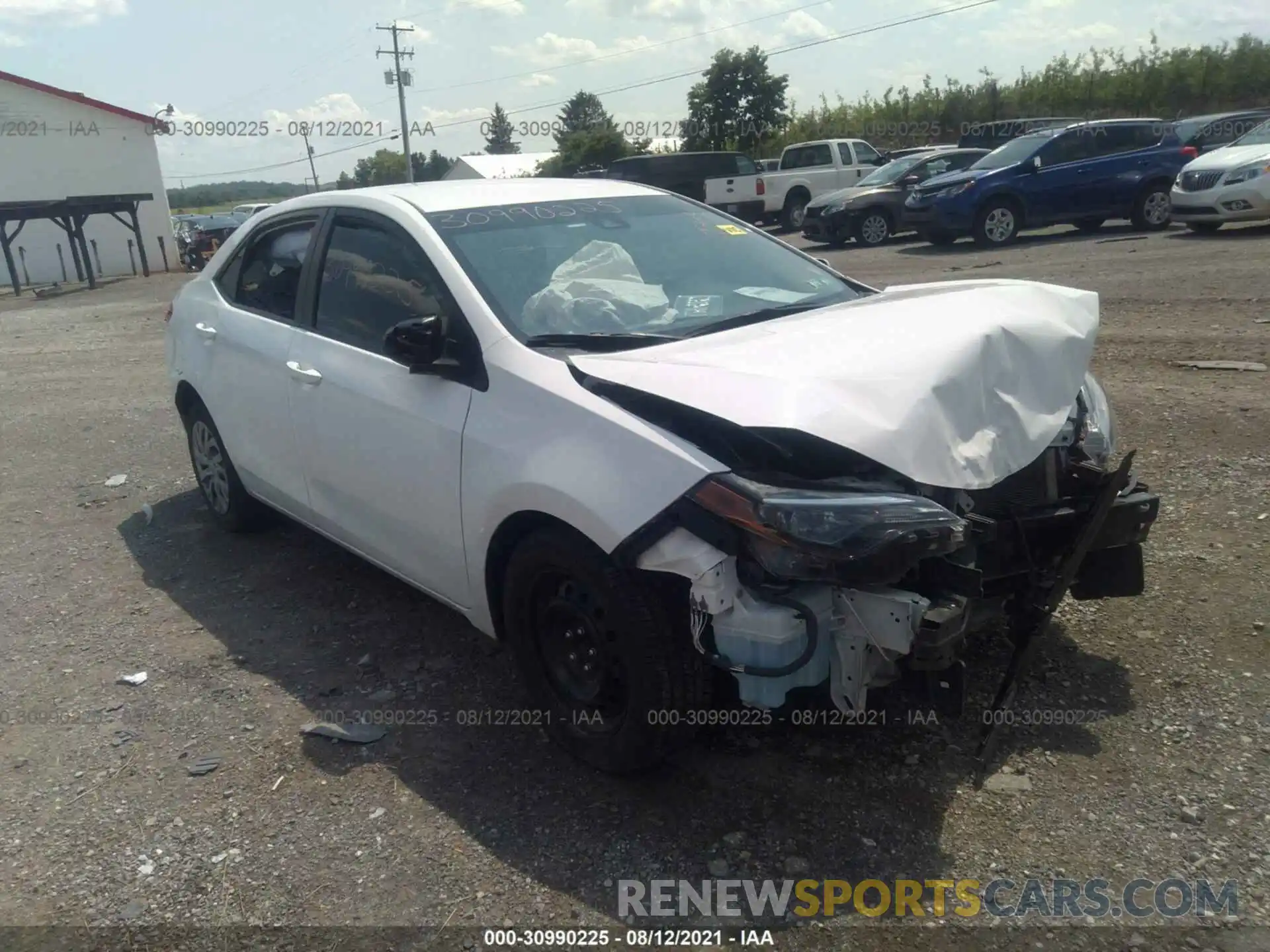 1 Photograph of a damaged car 2T1BURHE3KC218864 TOYOTA COROLLA 2019