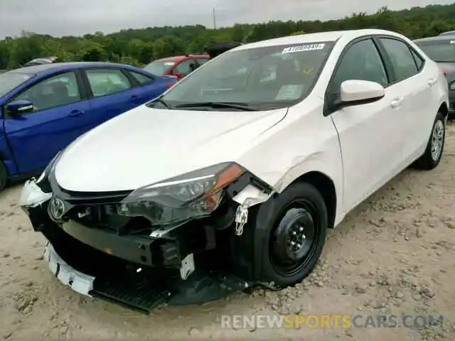 2 Photograph of a damaged car 2T1BURHE3KC218959 TOYOTA COROLLA 2019