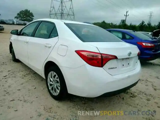 3 Photograph of a damaged car 2T1BURHE3KC218959 TOYOTA COROLLA 2019