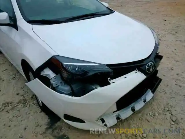 9 Photograph of a damaged car 2T1BURHE3KC218959 TOYOTA COROLLA 2019