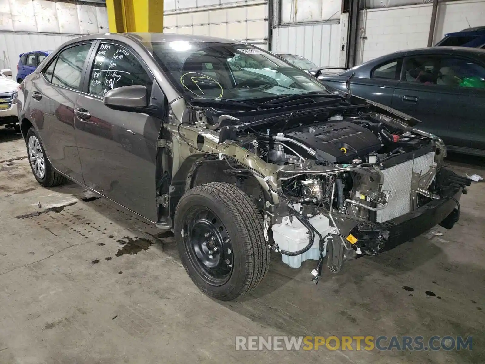 1 Photograph of a damaged car 2T1BURHE3KC219335 TOYOTA COROLLA 2019