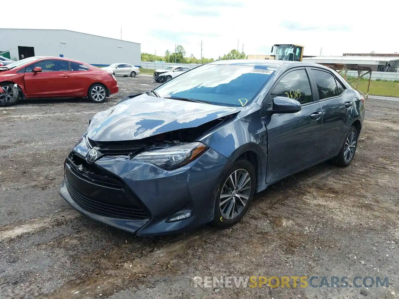 2 Photograph of a damaged car 2T1BURHE3KC219576 TOYOTA COROLLA 2019