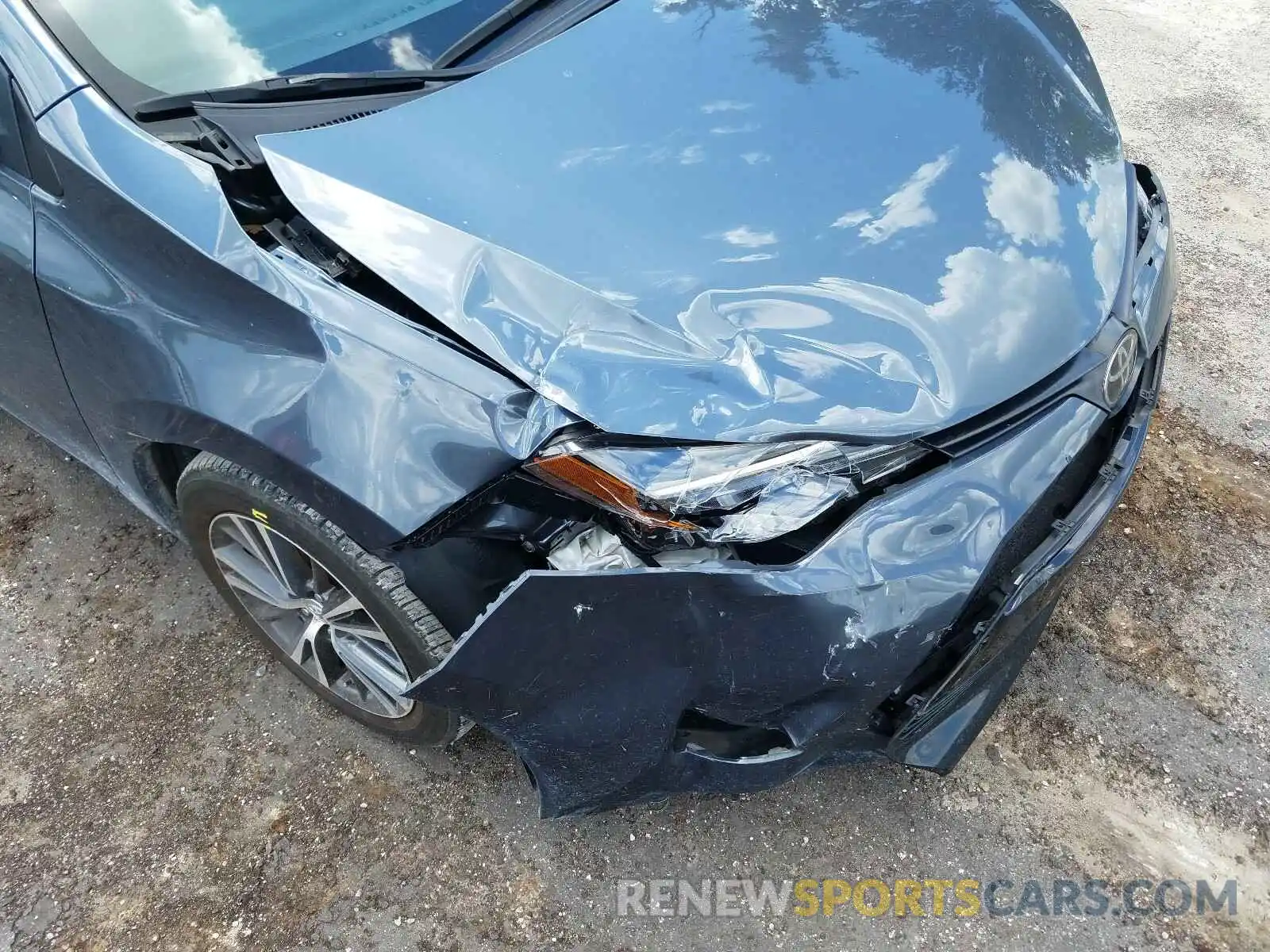 9 Фотография поврежденного автомобиля 2T1BURHE3KC219576 TOYOTA COROLLA 2019