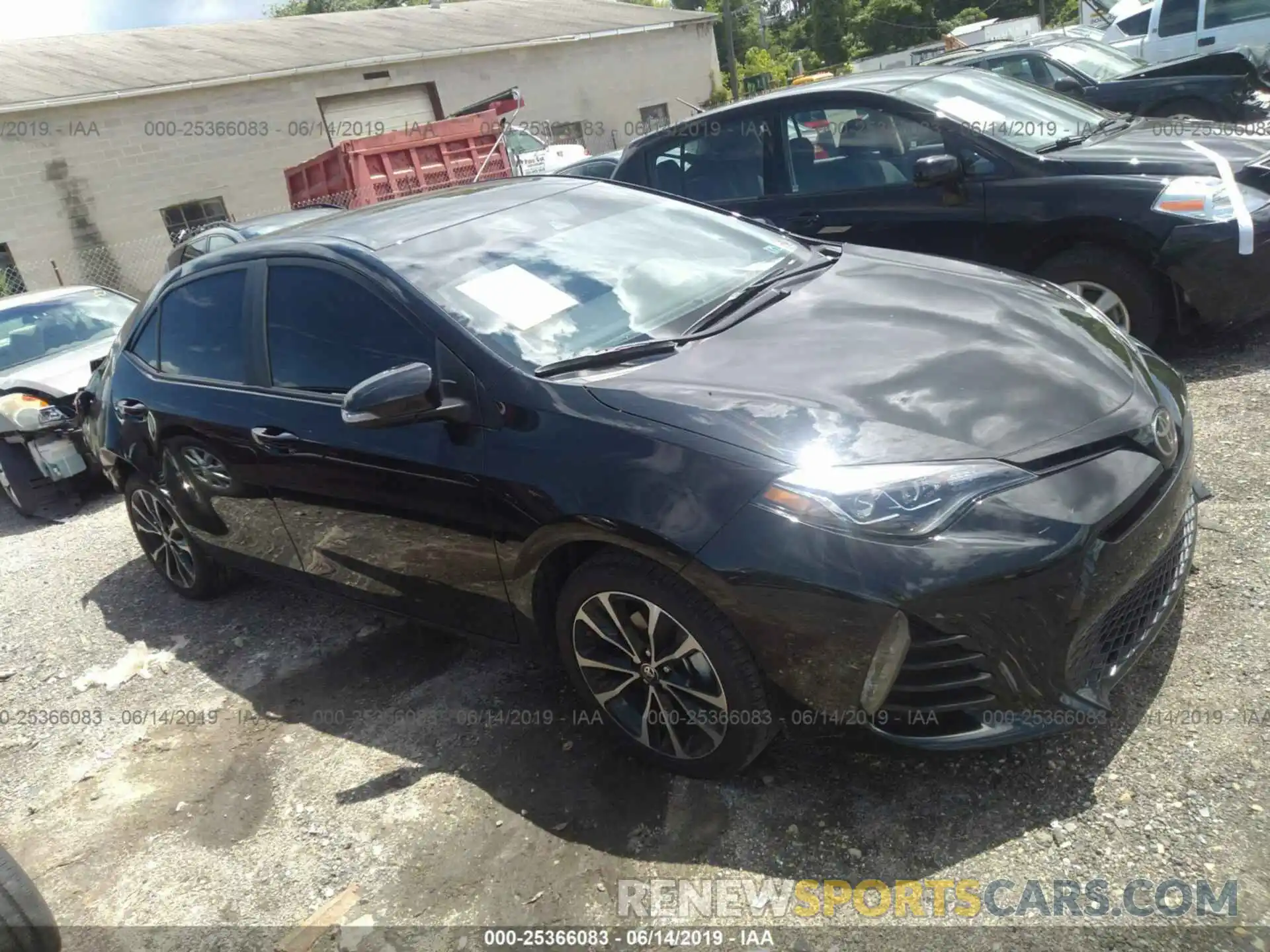 1 Photograph of a damaged car 2T1BURHE3KC219982 TOYOTA COROLLA 2019