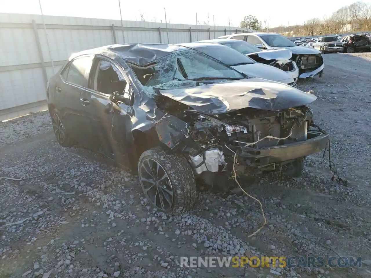 1 Photograph of a damaged car 2T1BURHE3KC220078 TOYOTA COROLLA 2019