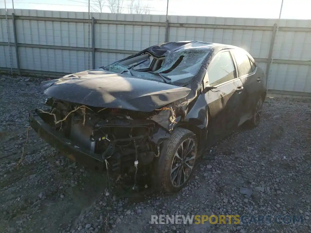 2 Photograph of a damaged car 2T1BURHE3KC220078 TOYOTA COROLLA 2019