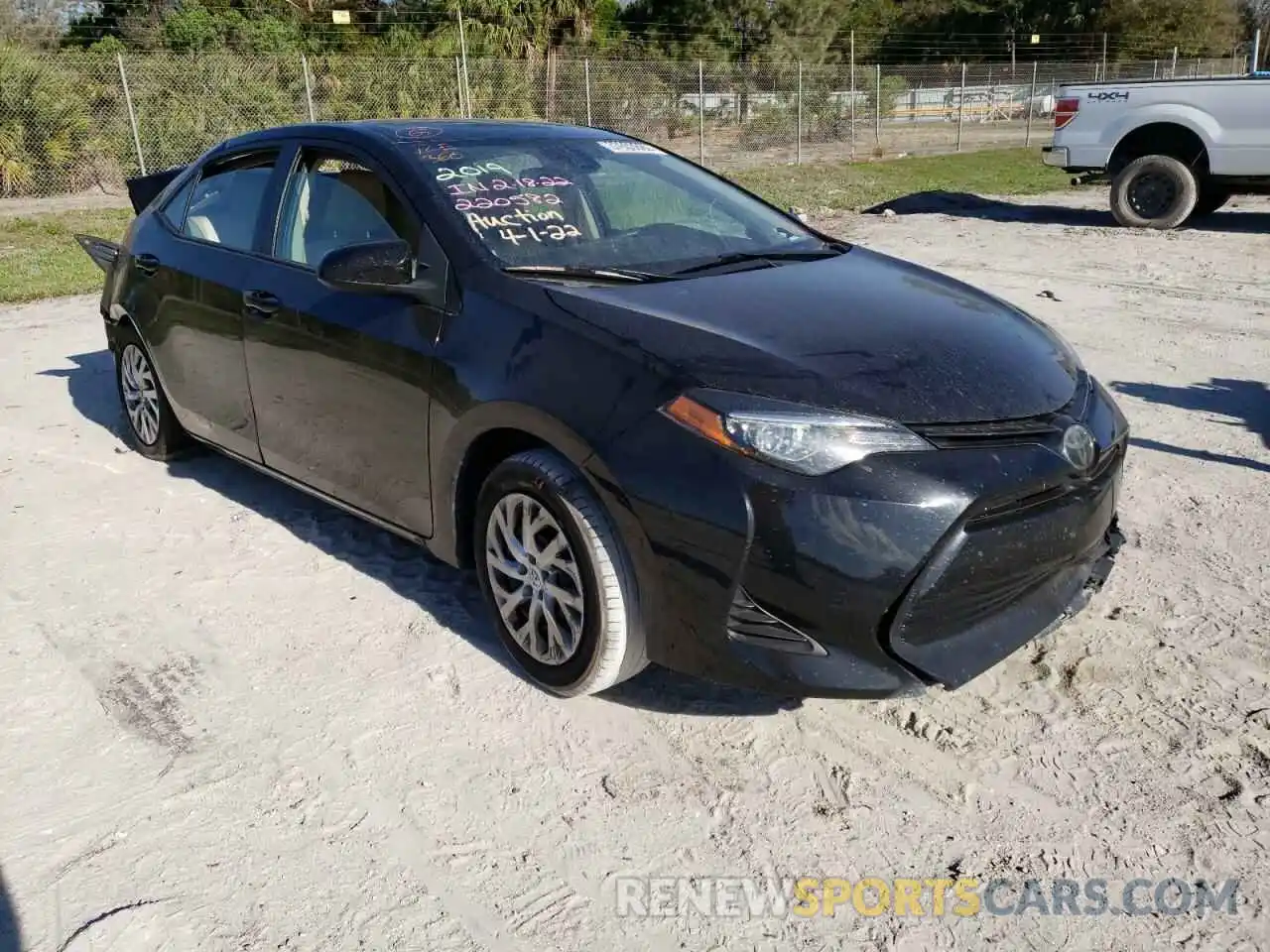 1 Photograph of a damaged car 2T1BURHE3KC220582 TOYOTA COROLLA 2019