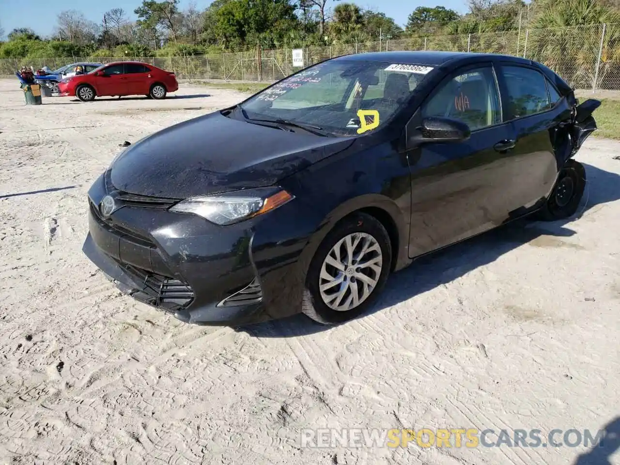 2 Photograph of a damaged car 2T1BURHE3KC220582 TOYOTA COROLLA 2019