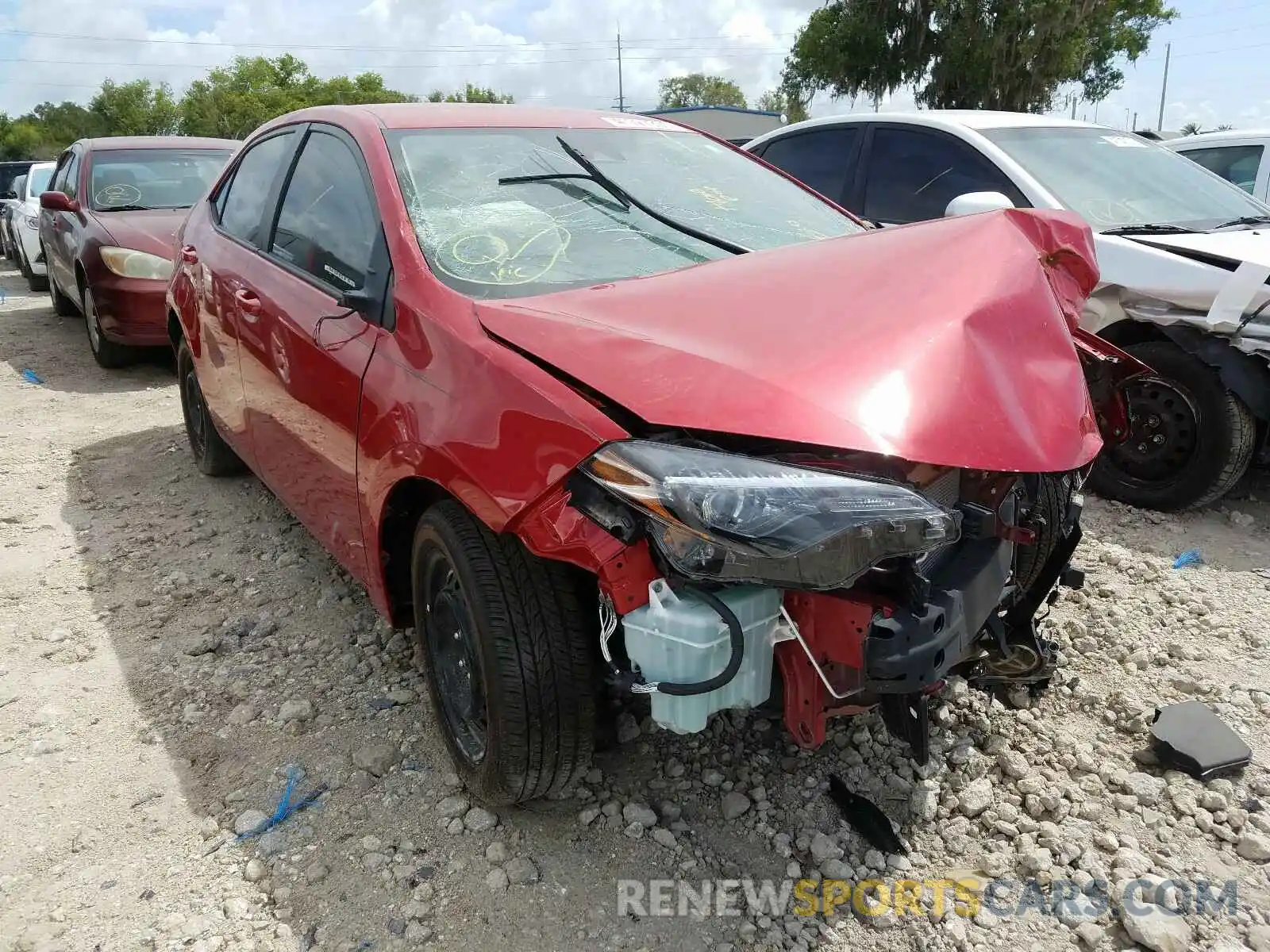 1 Photograph of a damaged car 2T1BURHE3KC220713 TOYOTA COROLLA 2019